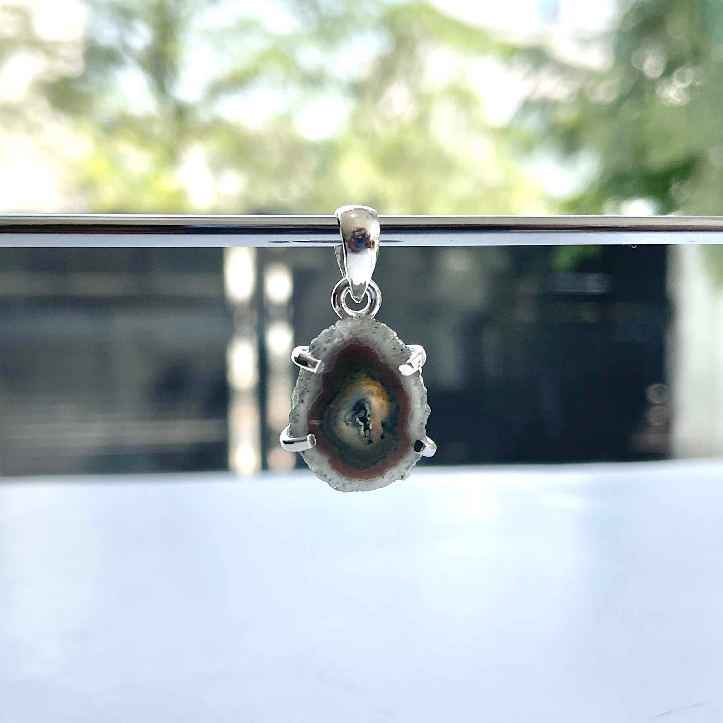 Amethyst Stalactite Pendant-(ASL-P-136.)