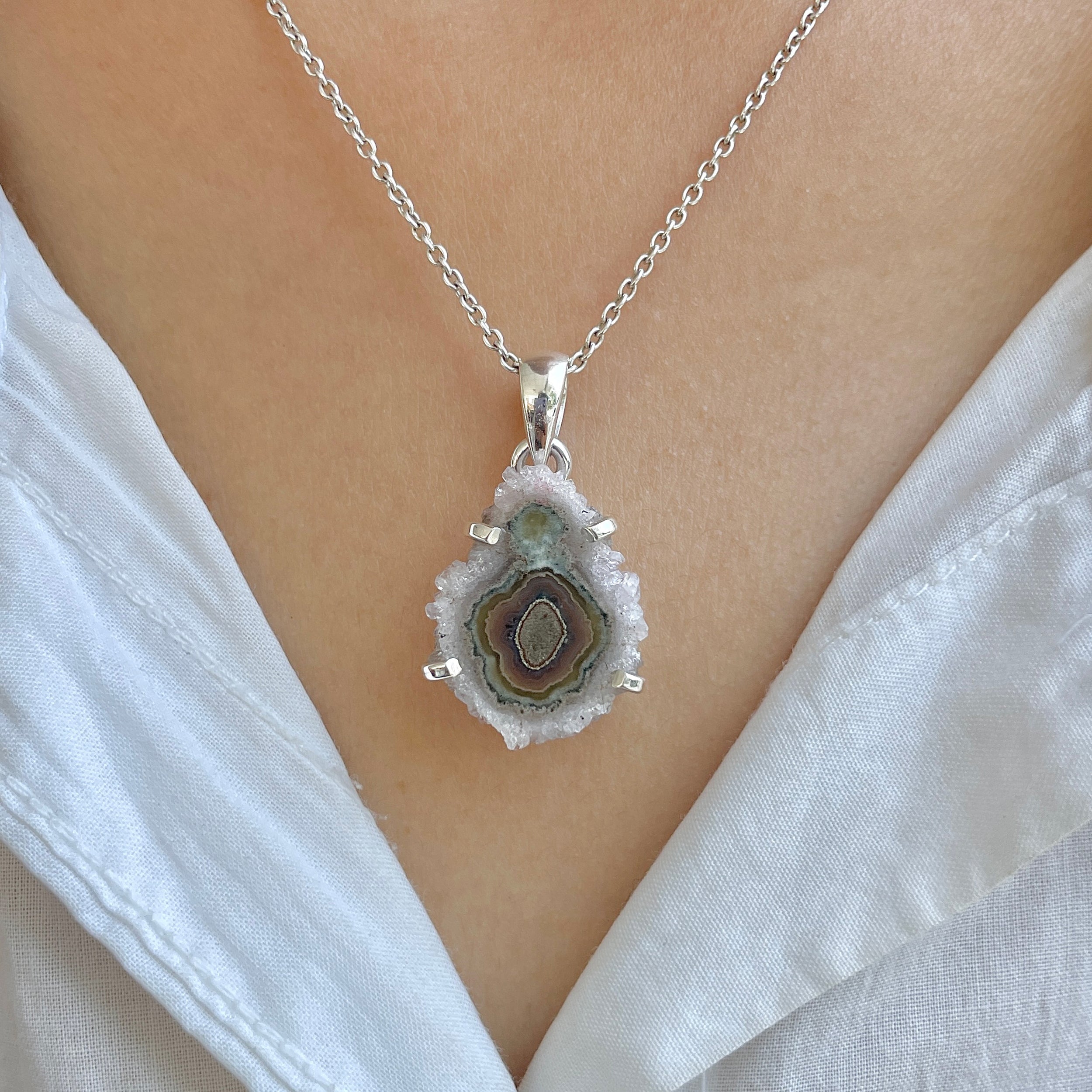 Amethyst Stalactite Pendant-(ASL-P-137.)