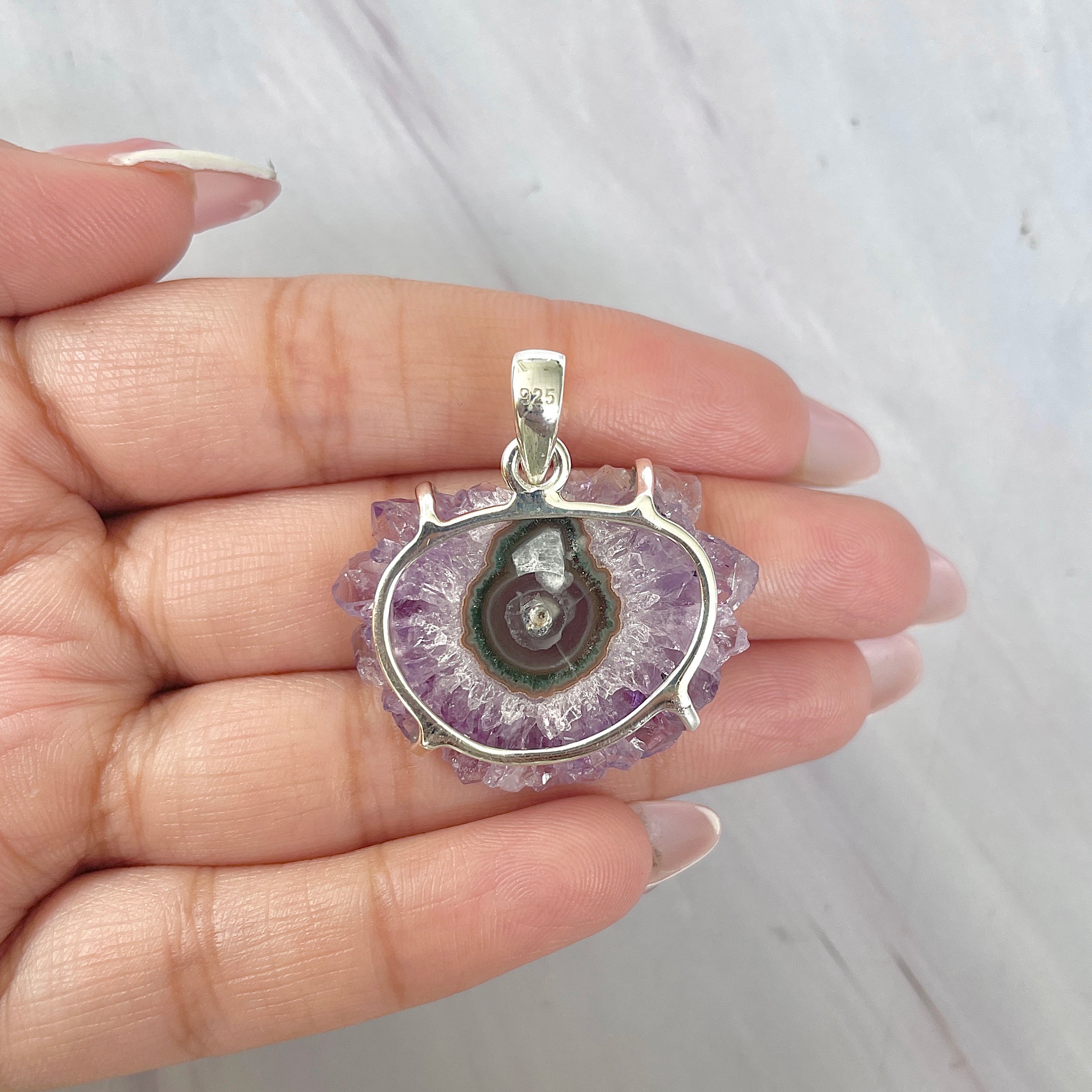 Amethyst Stalactite Pendant-(ASL-P-14.)