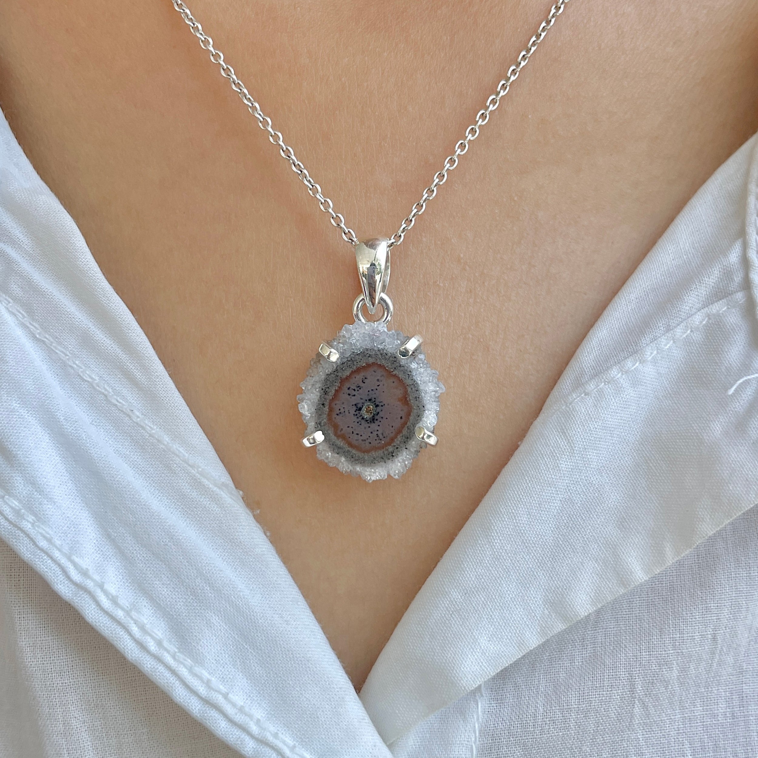 Amethyst Stalactite Pendant-(ASL-P-140.)