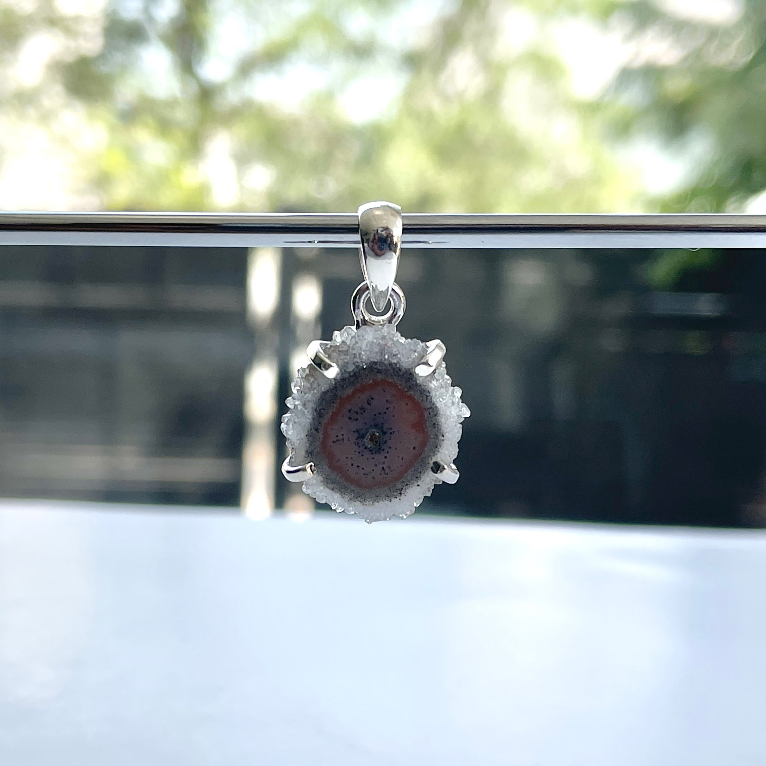 Amethyst Stalactite Pendant-(ASL-P-140.)