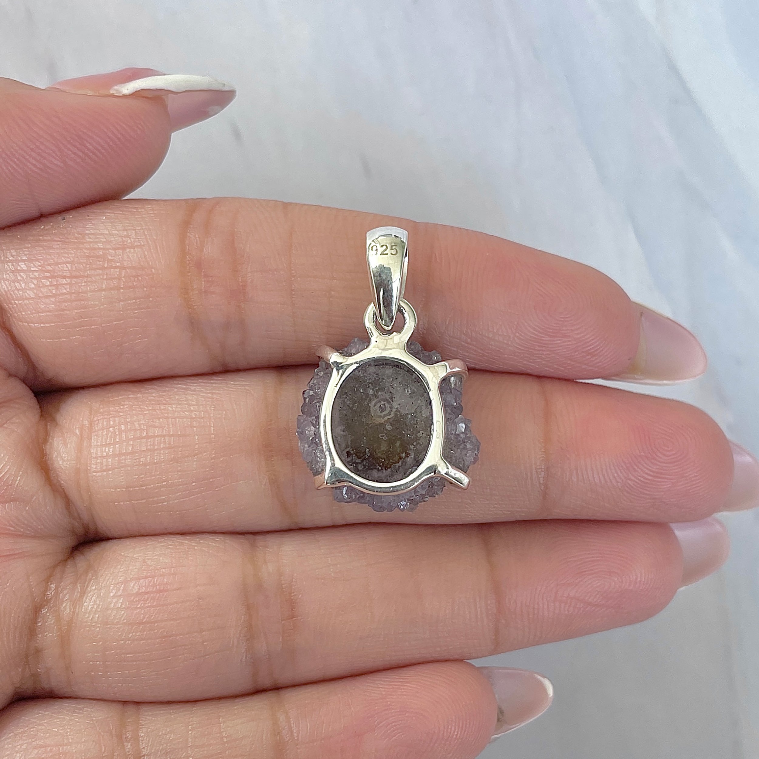 Amethyst Stalactite Pendant-(ASL-P-142.)