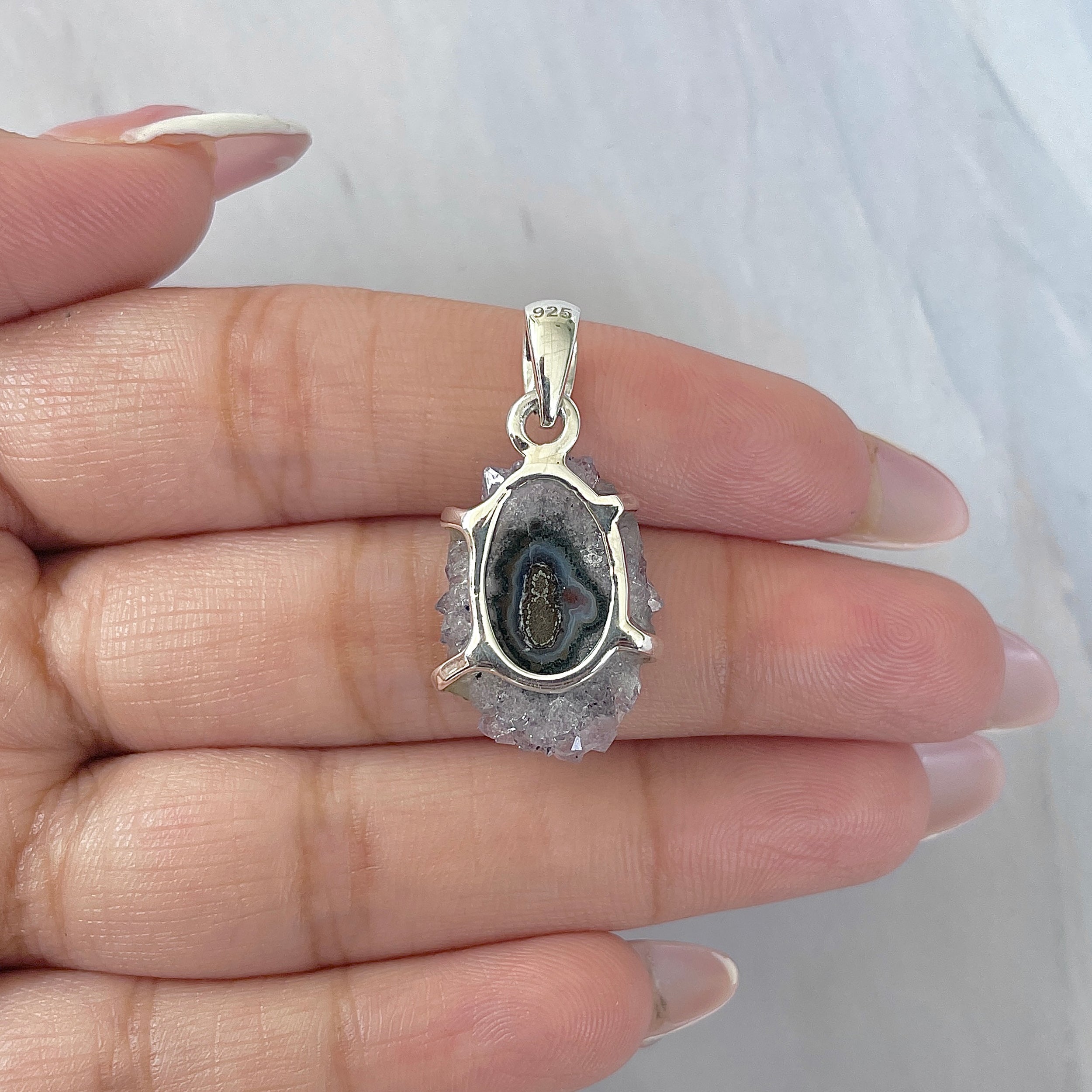 Amethyst Stalactite Pendant-(ASL-P-143.)