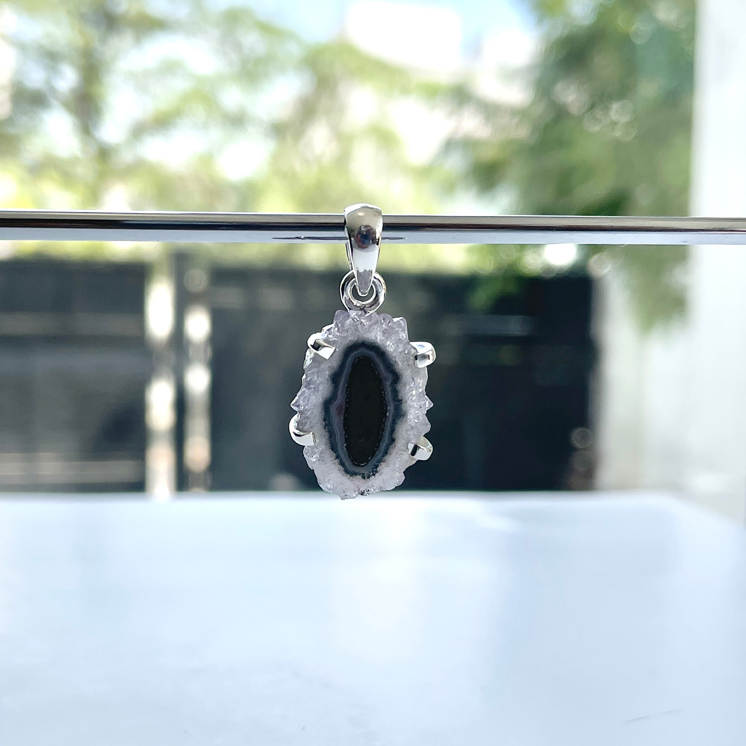 Amethyst Stalactite Pendant-(ASL-P-143.)