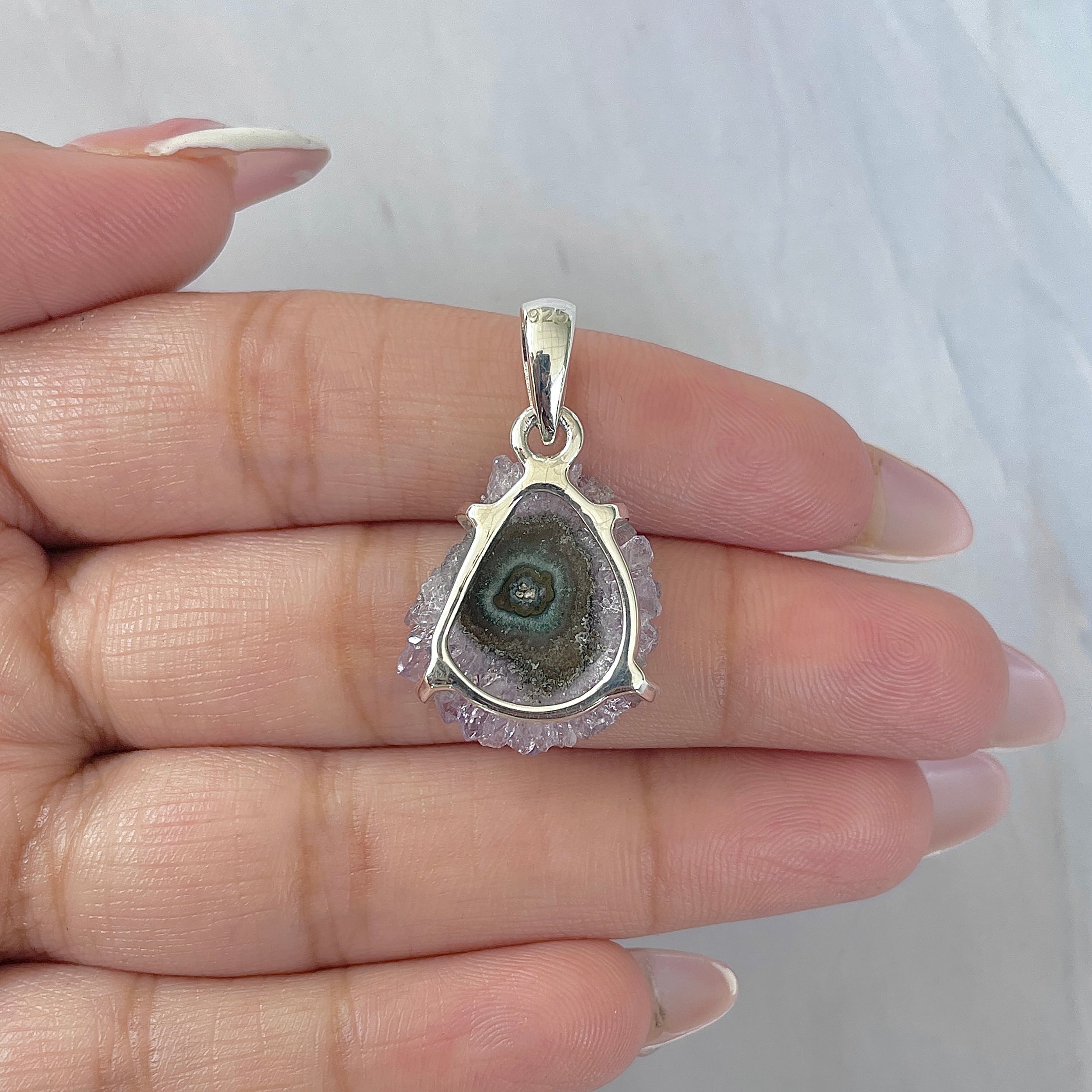 Amethyst Stalactite Pendant-(ASL-P-144.)