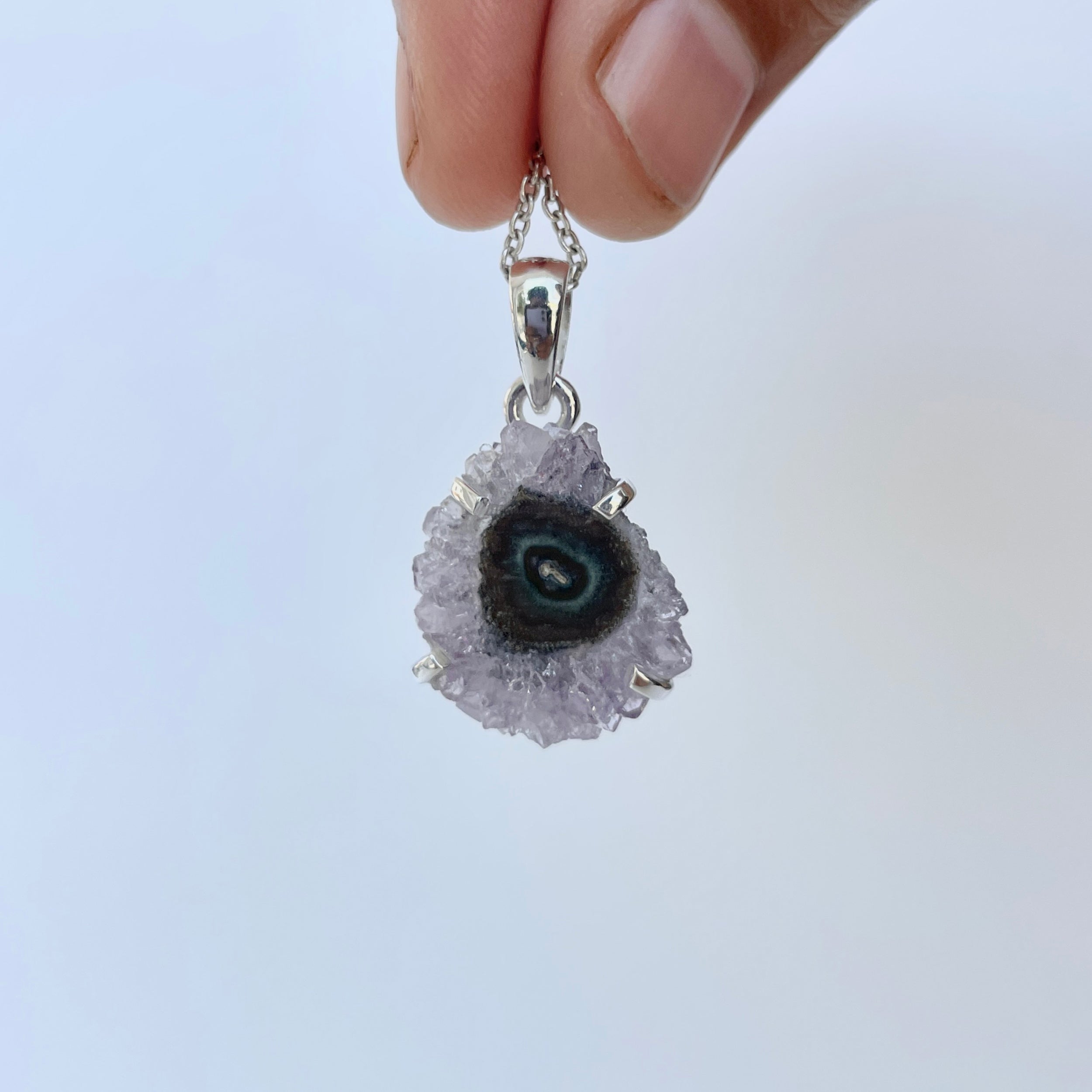 Amethyst Stalactite Pendant-(ASL-P-144.)