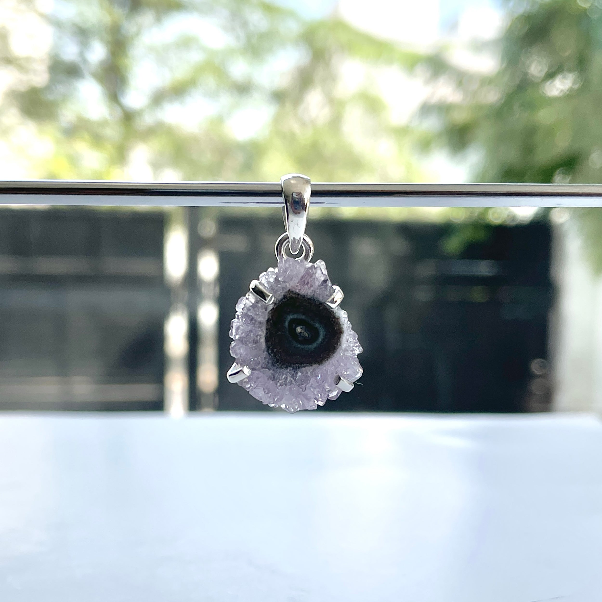 Amethyst Stalactite Pendant-(ASL-P-144.)