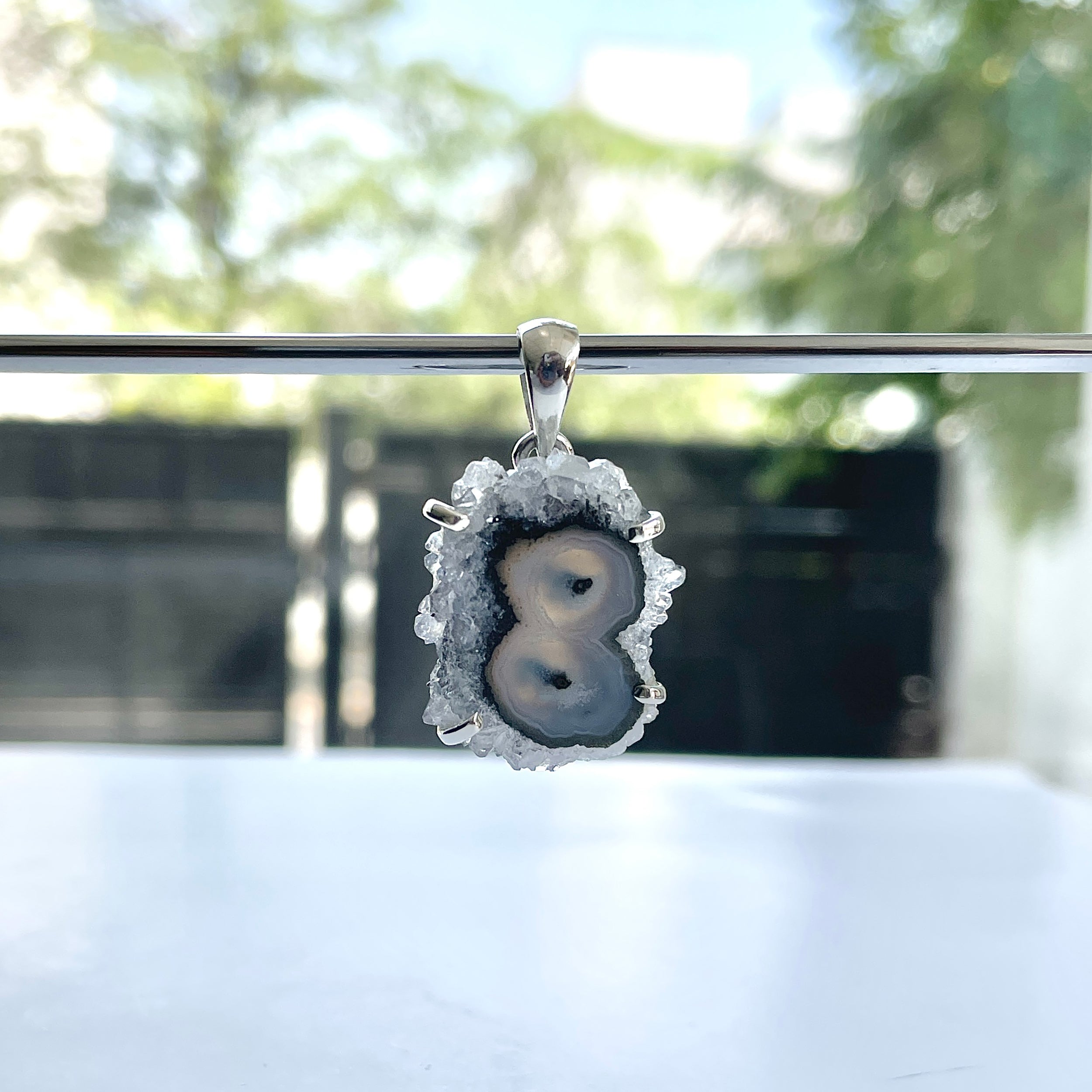 Amethyst Stalactite Pendant-(ASL-P-145.)