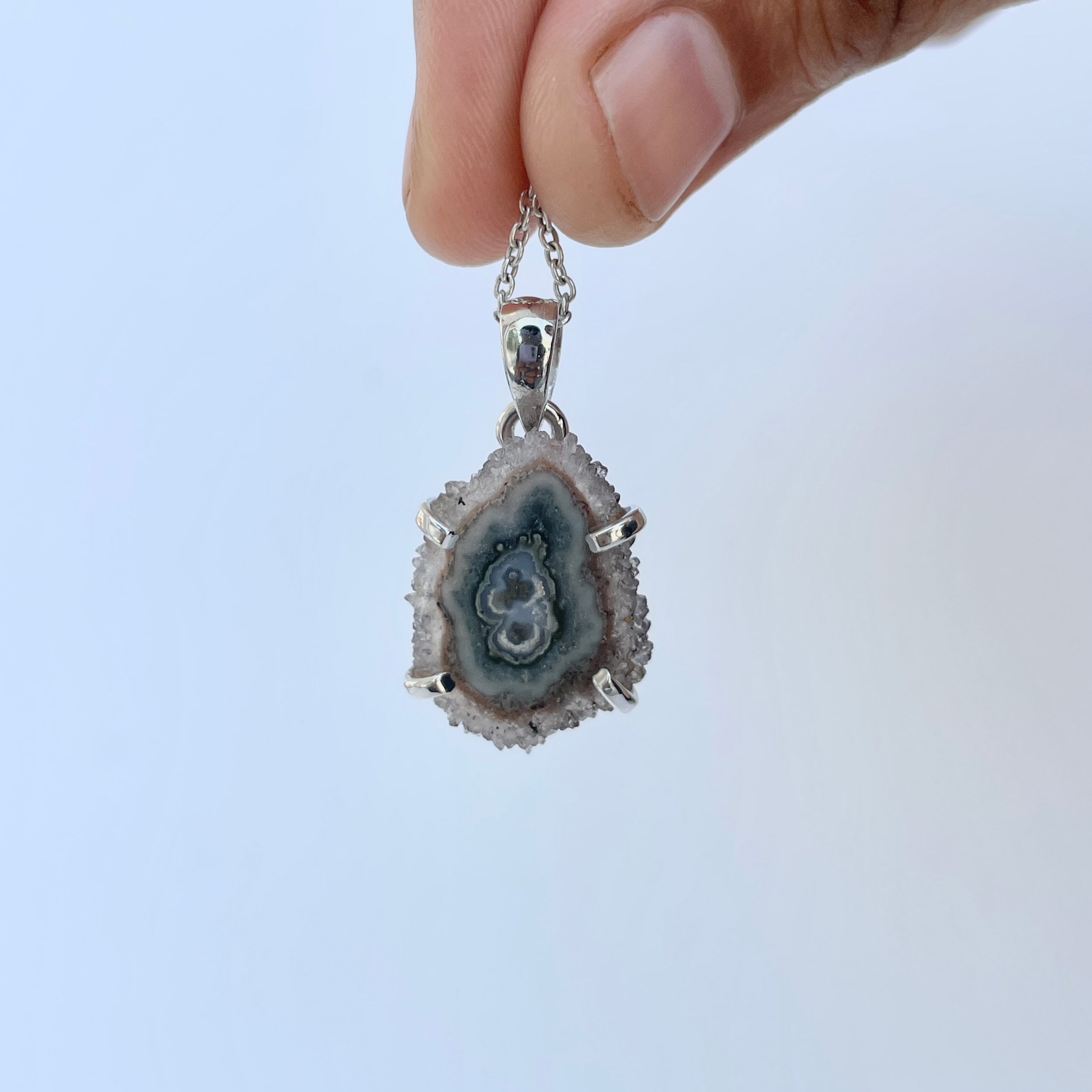 Amethyst Stalactite Pendant-(ASL-P-146.)