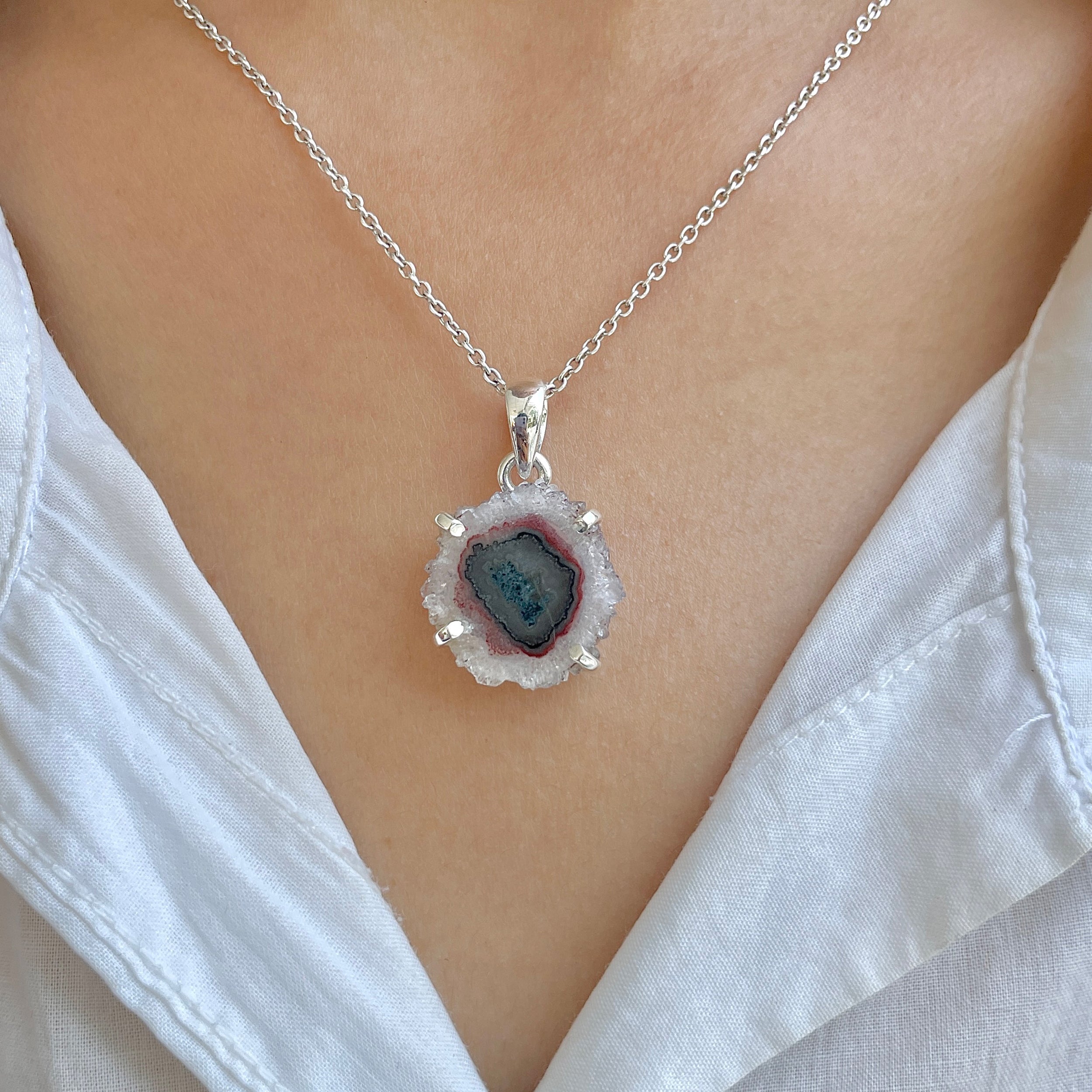 Amethyst Stalactite Pendant-(ASL-P-147.)