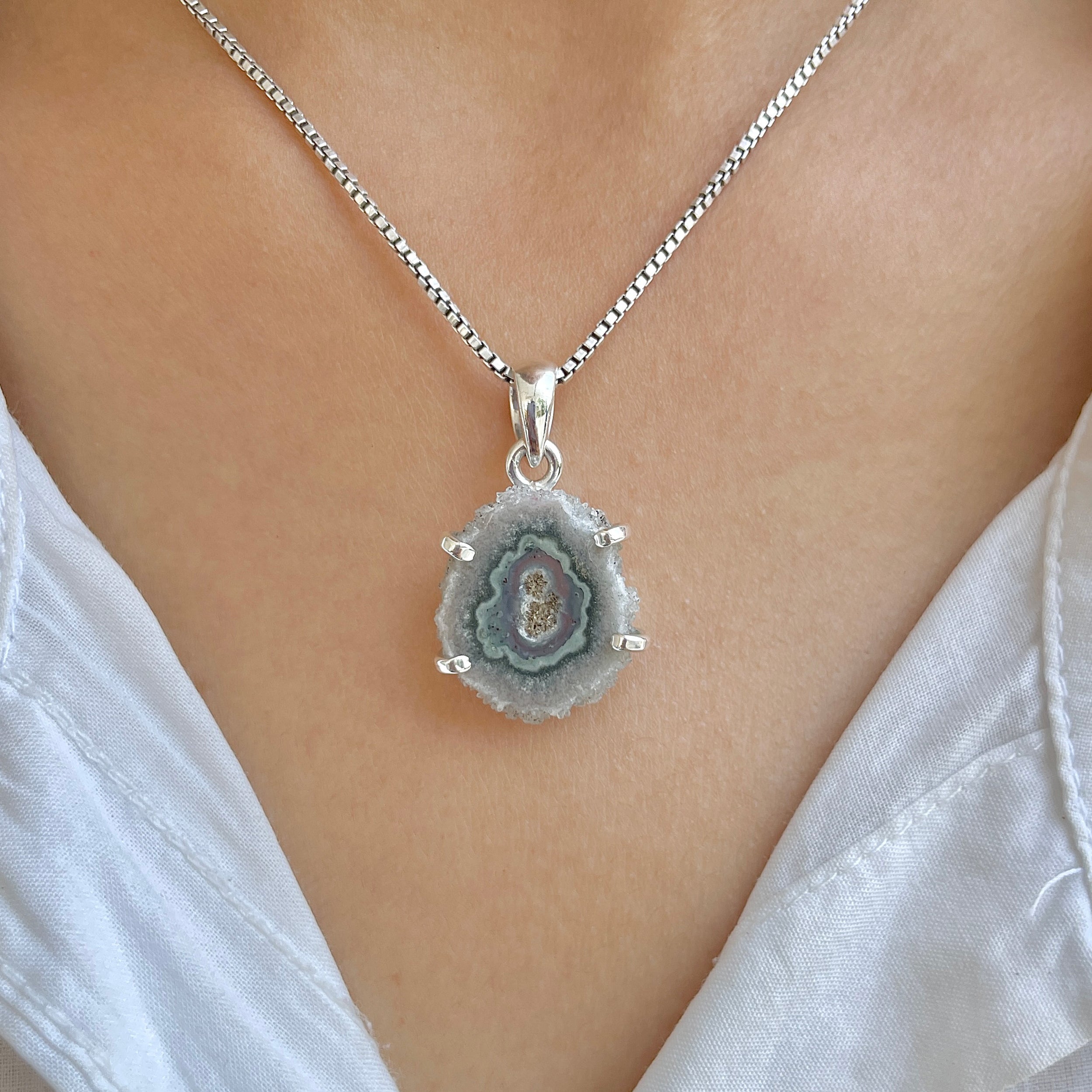 Amethyst Stalactite Pendant-(ASL-P-148.)