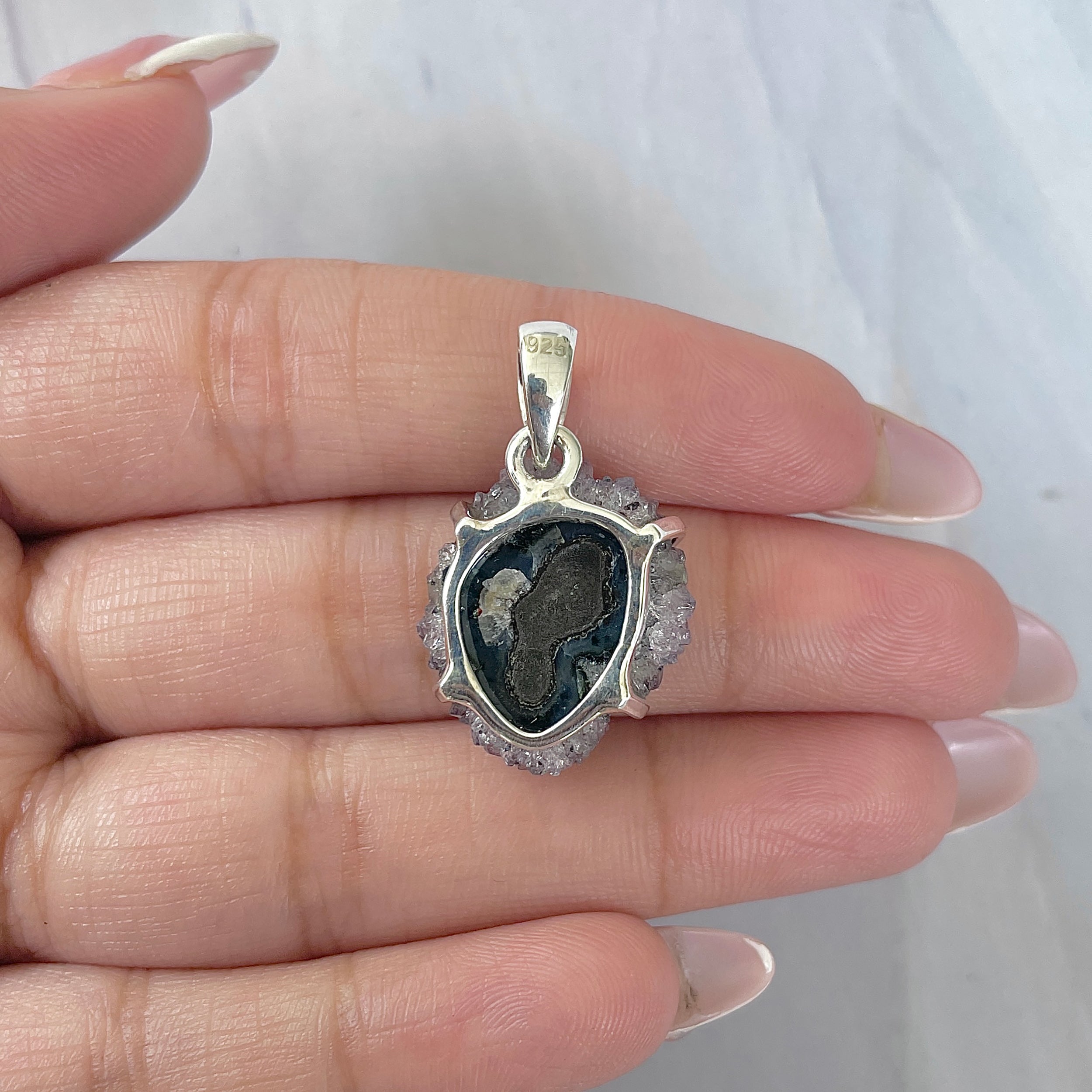 Amethyst Stalactite Pendant-(ASL-P-149.)