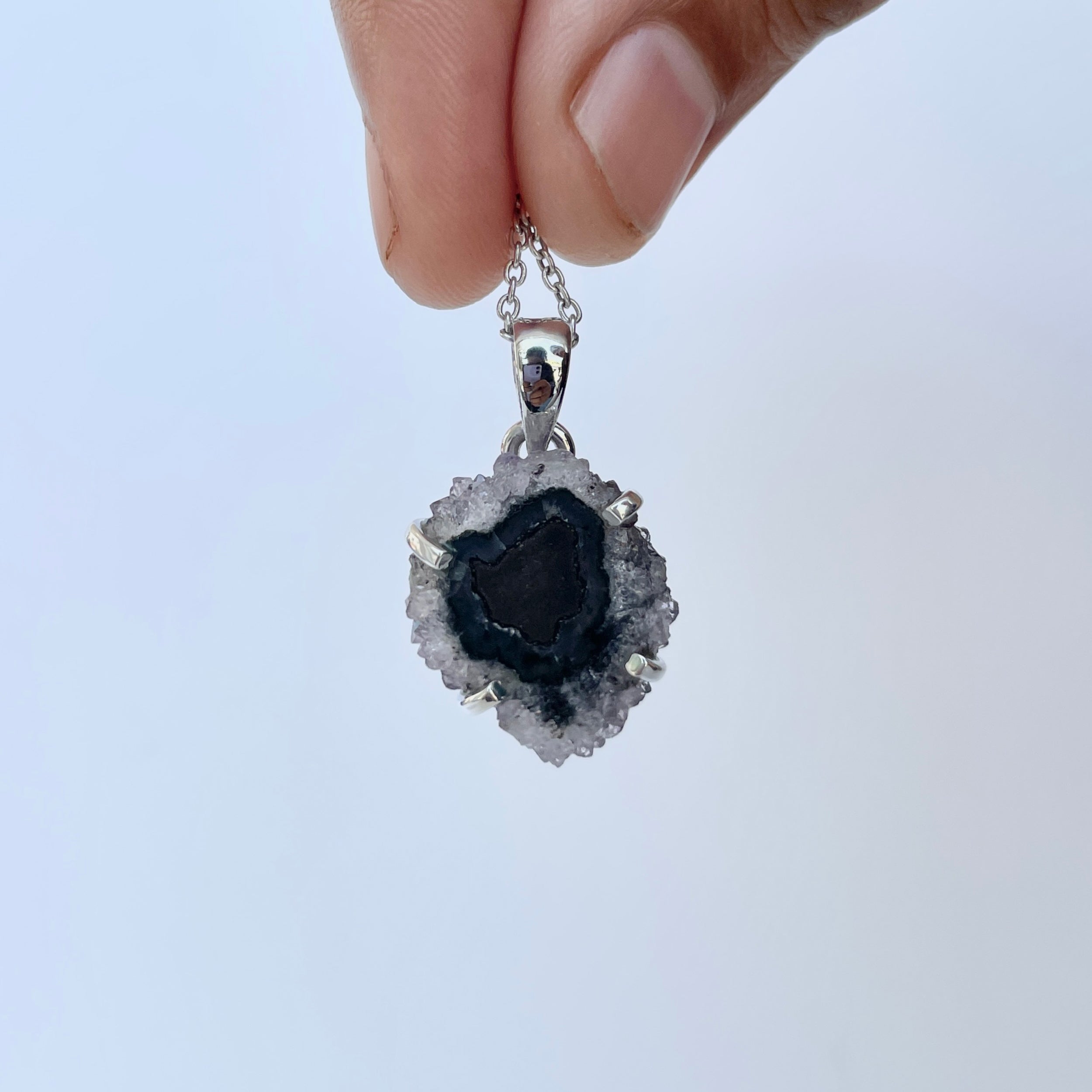 Amethyst Stalactite Pendant-(ASL-P-149.)