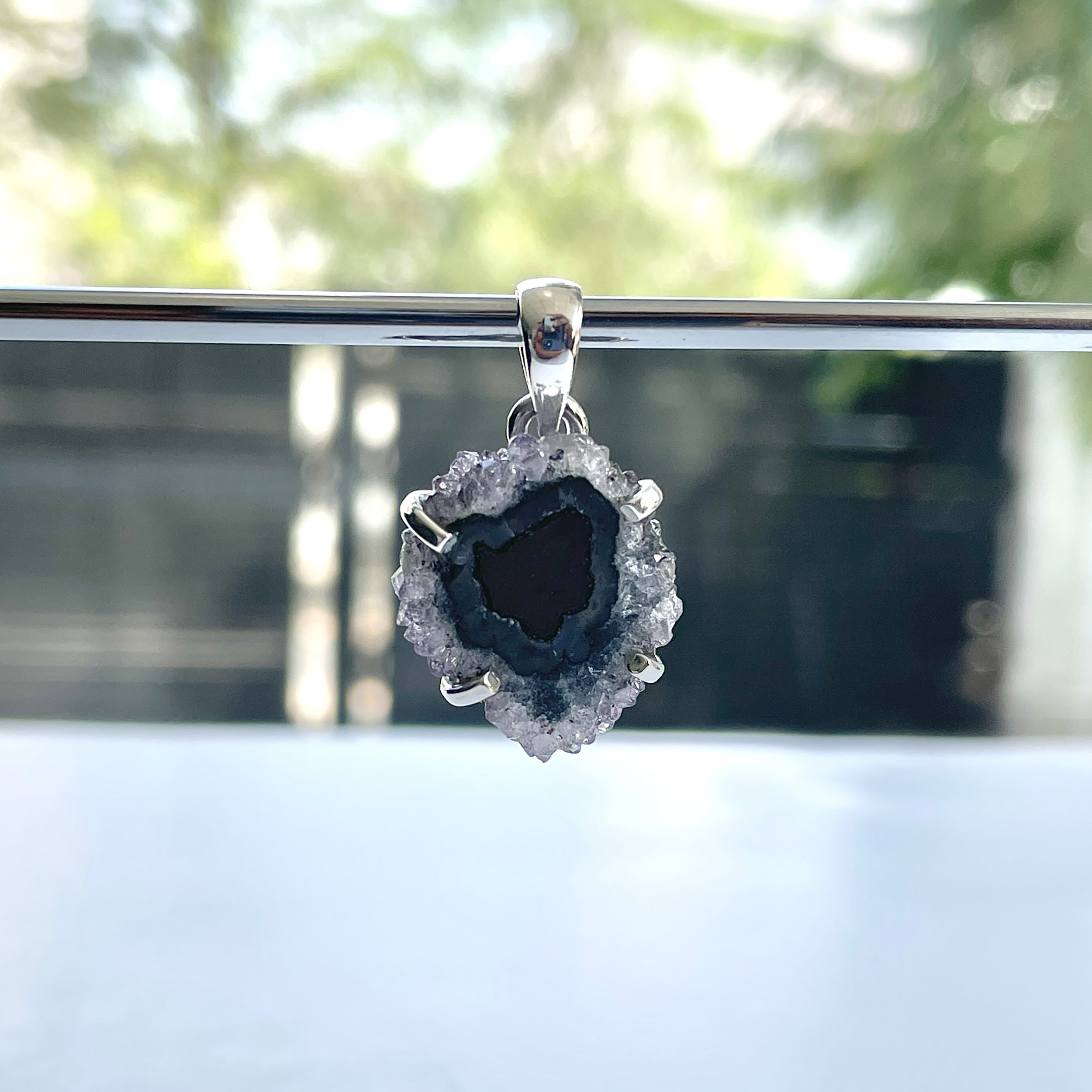 Amethyst Stalactite Pendant-(ASL-P-149.)