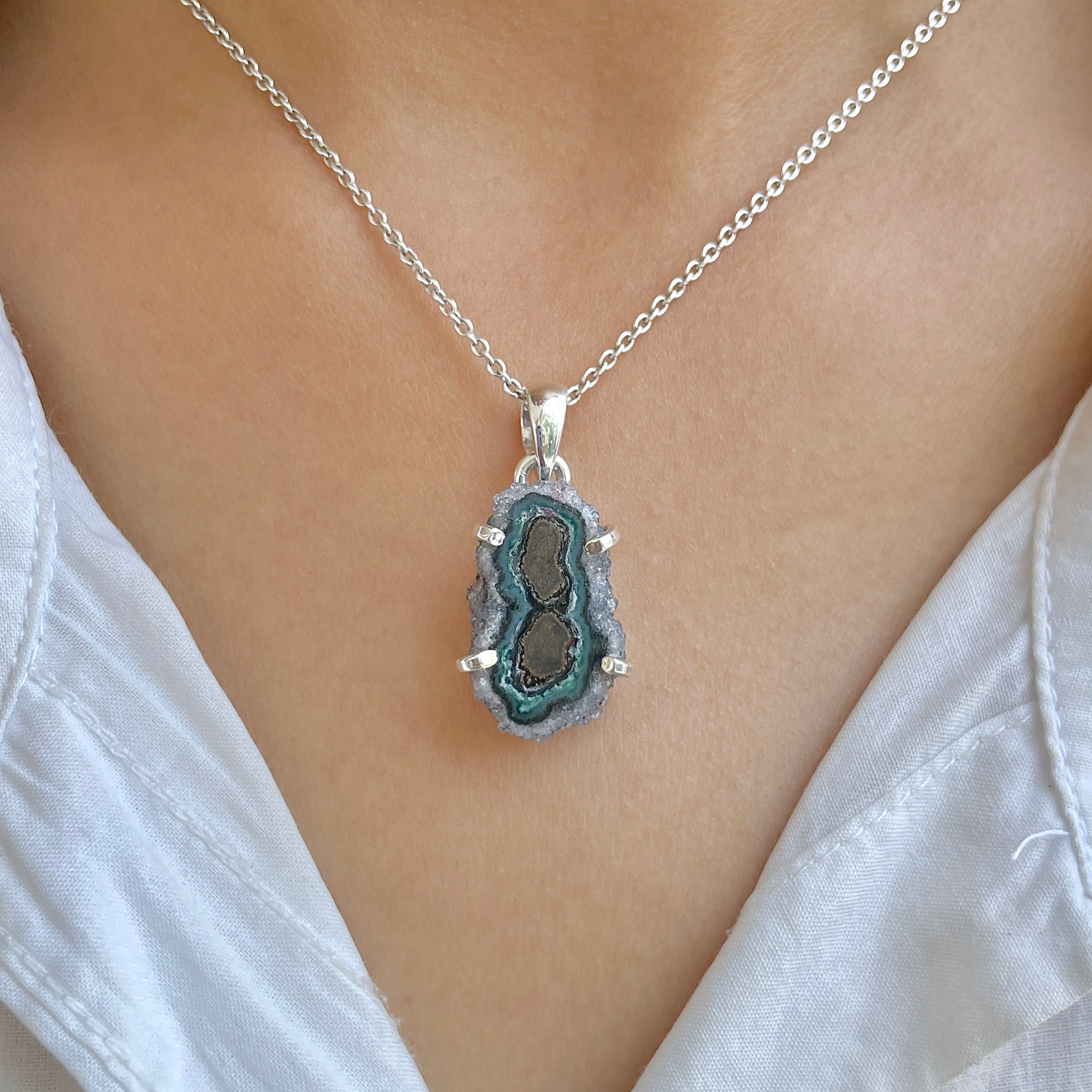 Amethyst Stalactite Pendant-(ASL-P-152.)