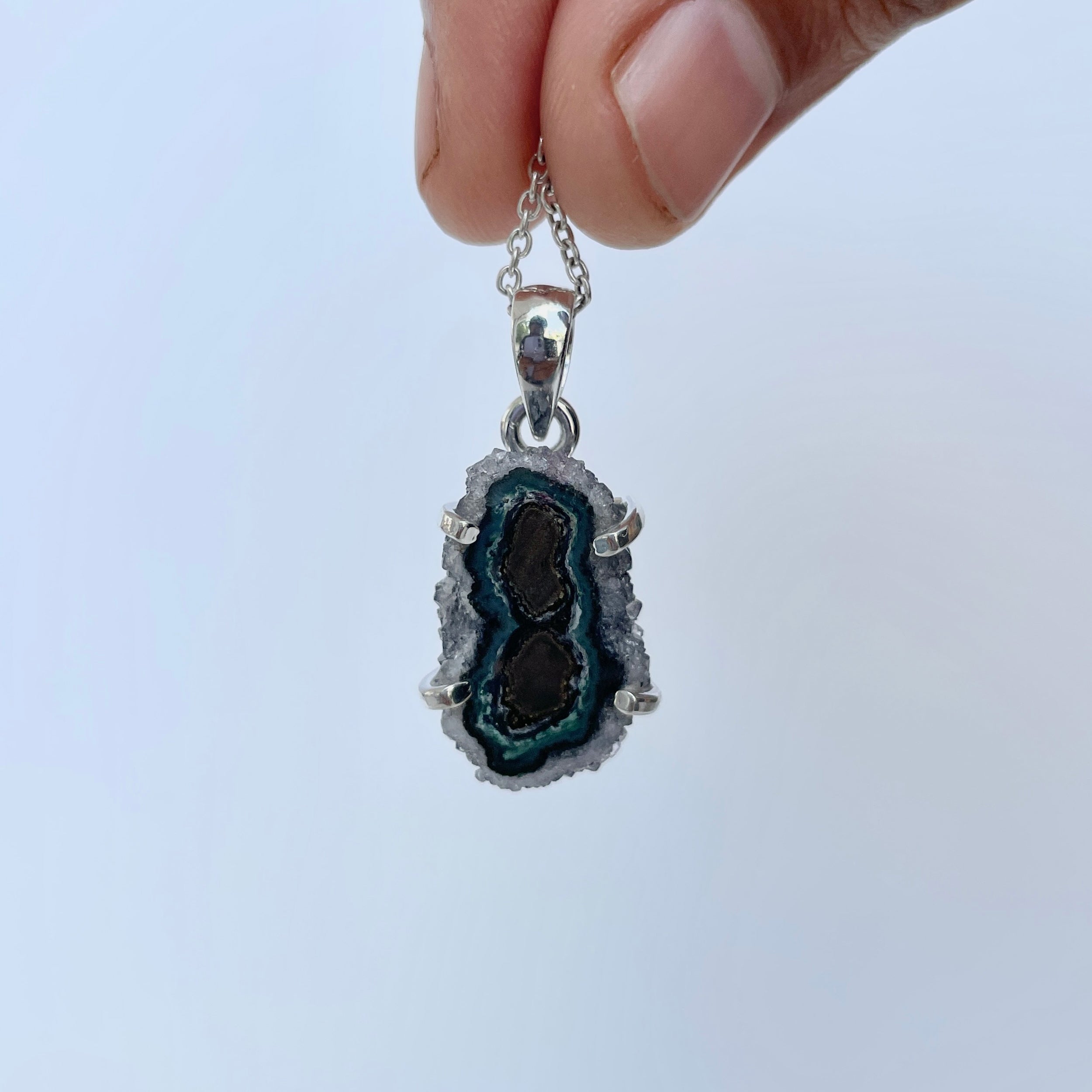 Amethyst Stalactite Pendant-(ASL-P-152.)