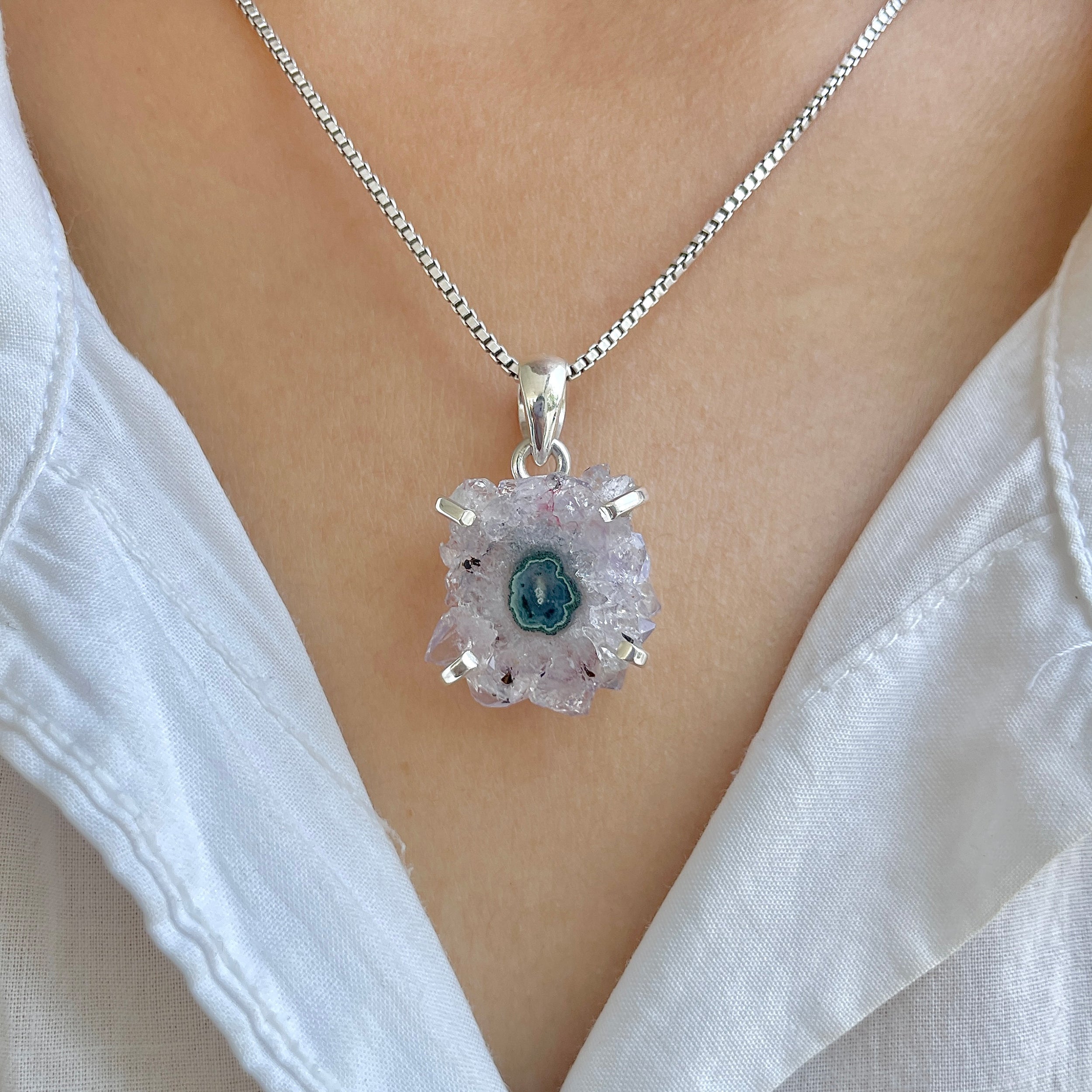 Amethyst Stalactite Pendant-(ASL-P-154.)