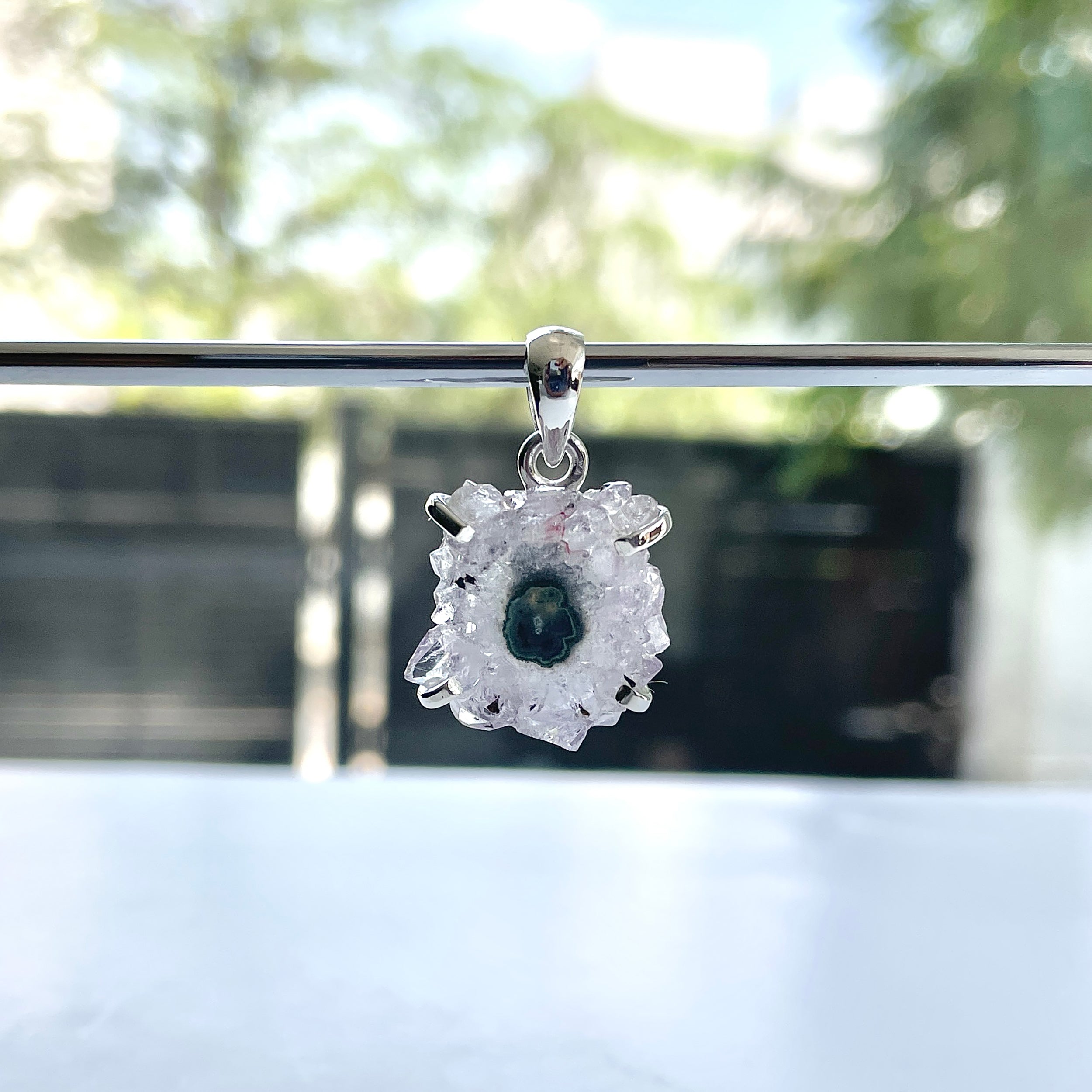 Amethyst Stalactite Pendant-(ASL-P-154.)