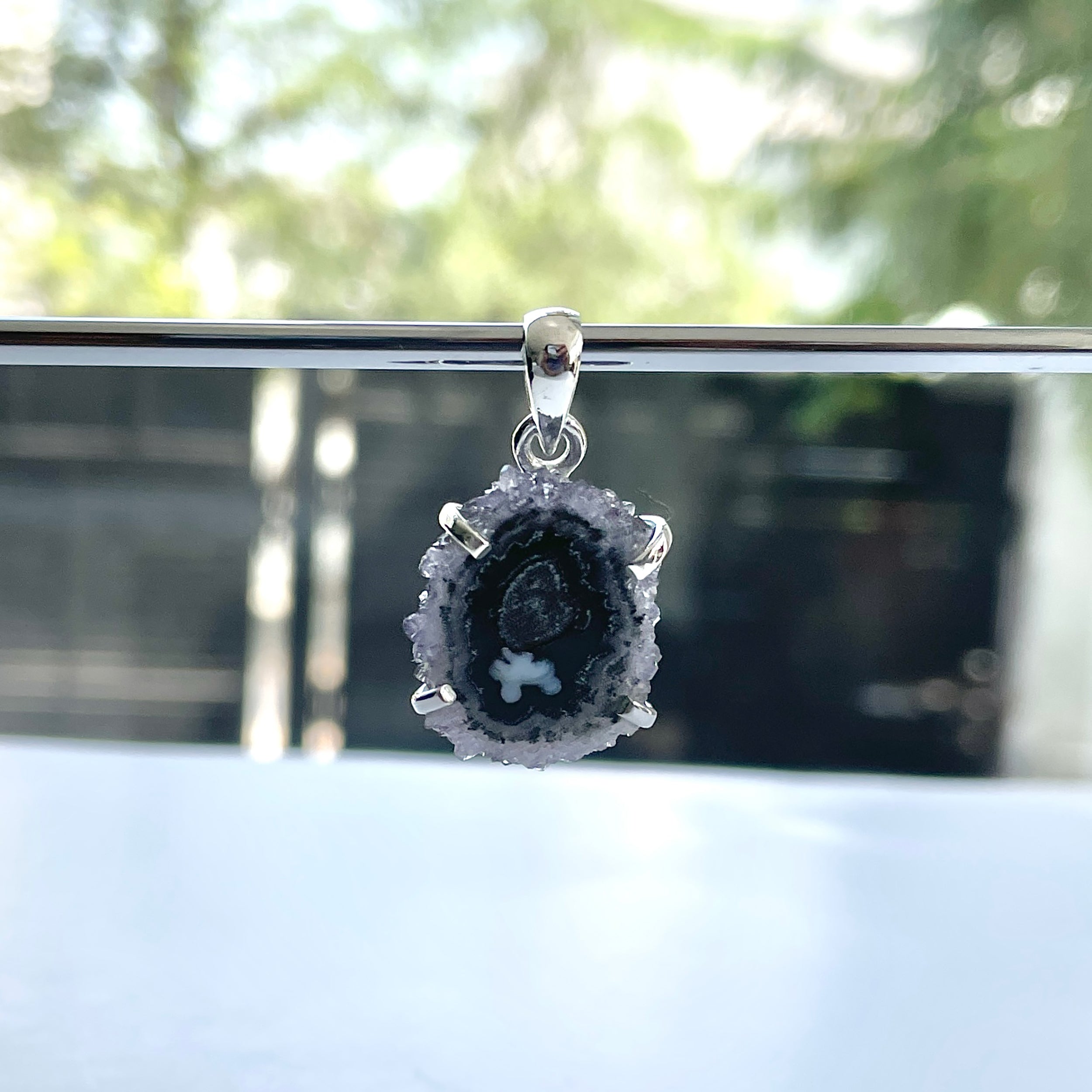 Amethyst Stalactite Pendant-(ASL-P-155.)