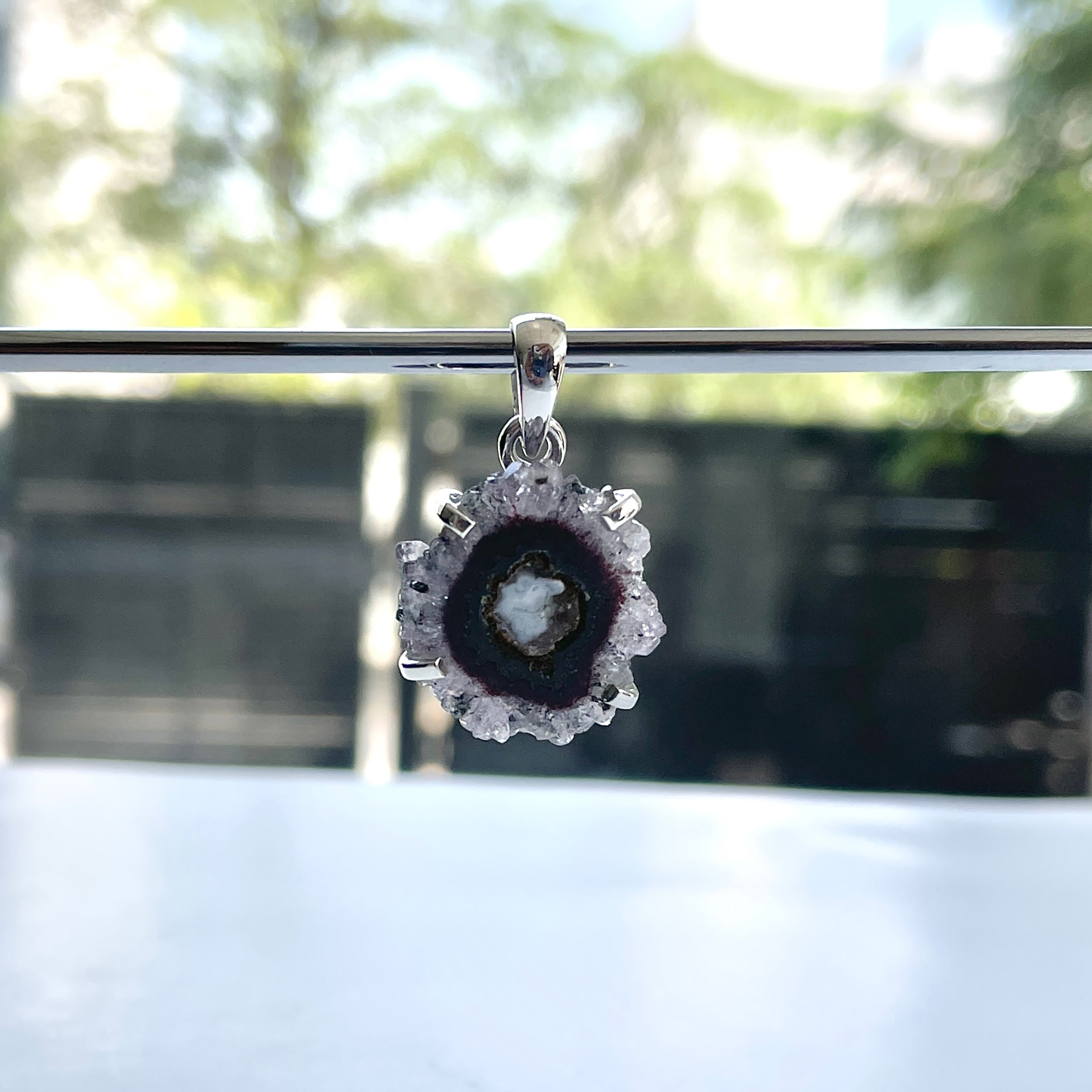 Amethyst Stalactite Pendant-(ASL-P-156.)