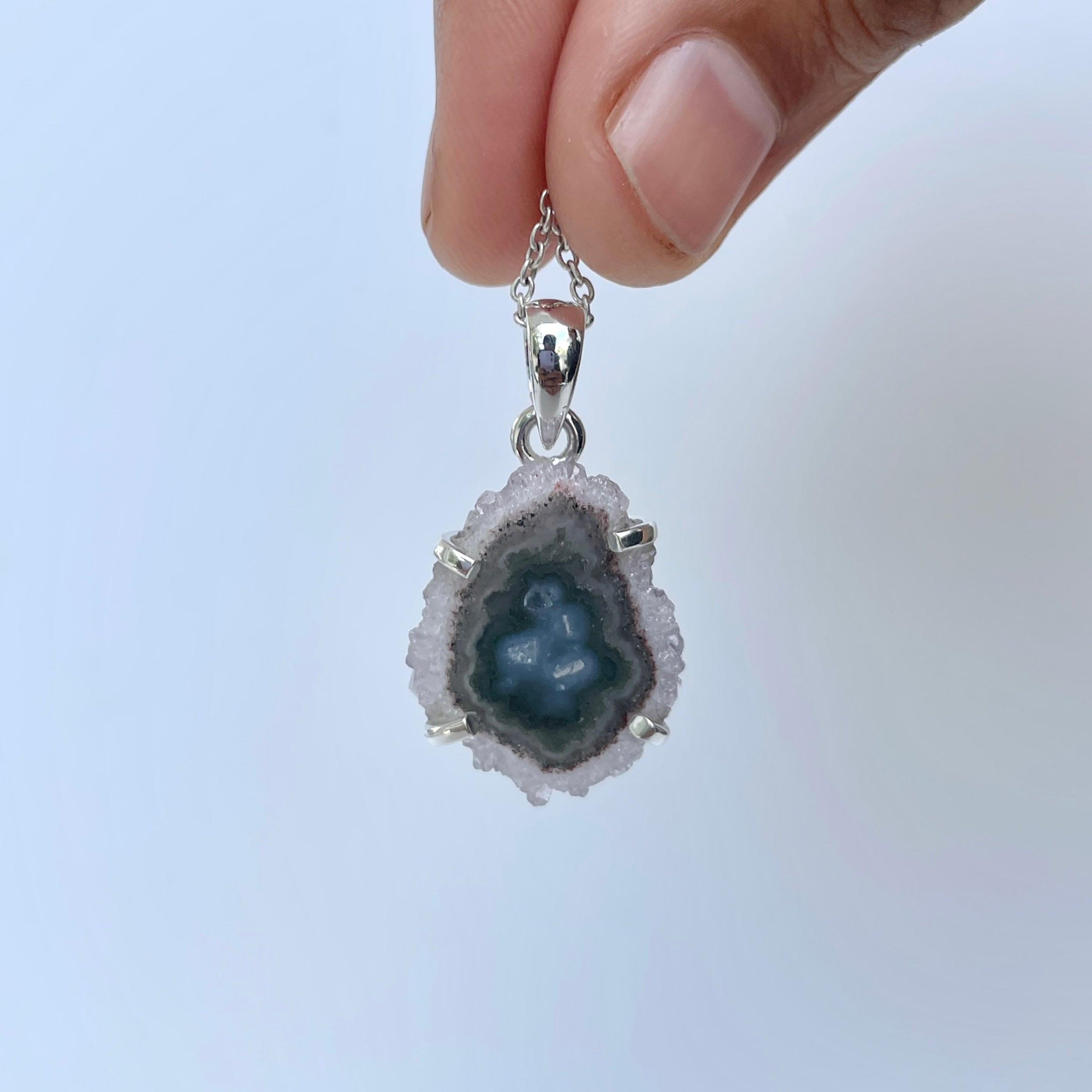 Amethyst Stalactite Pendant-(ASL-P-158.)