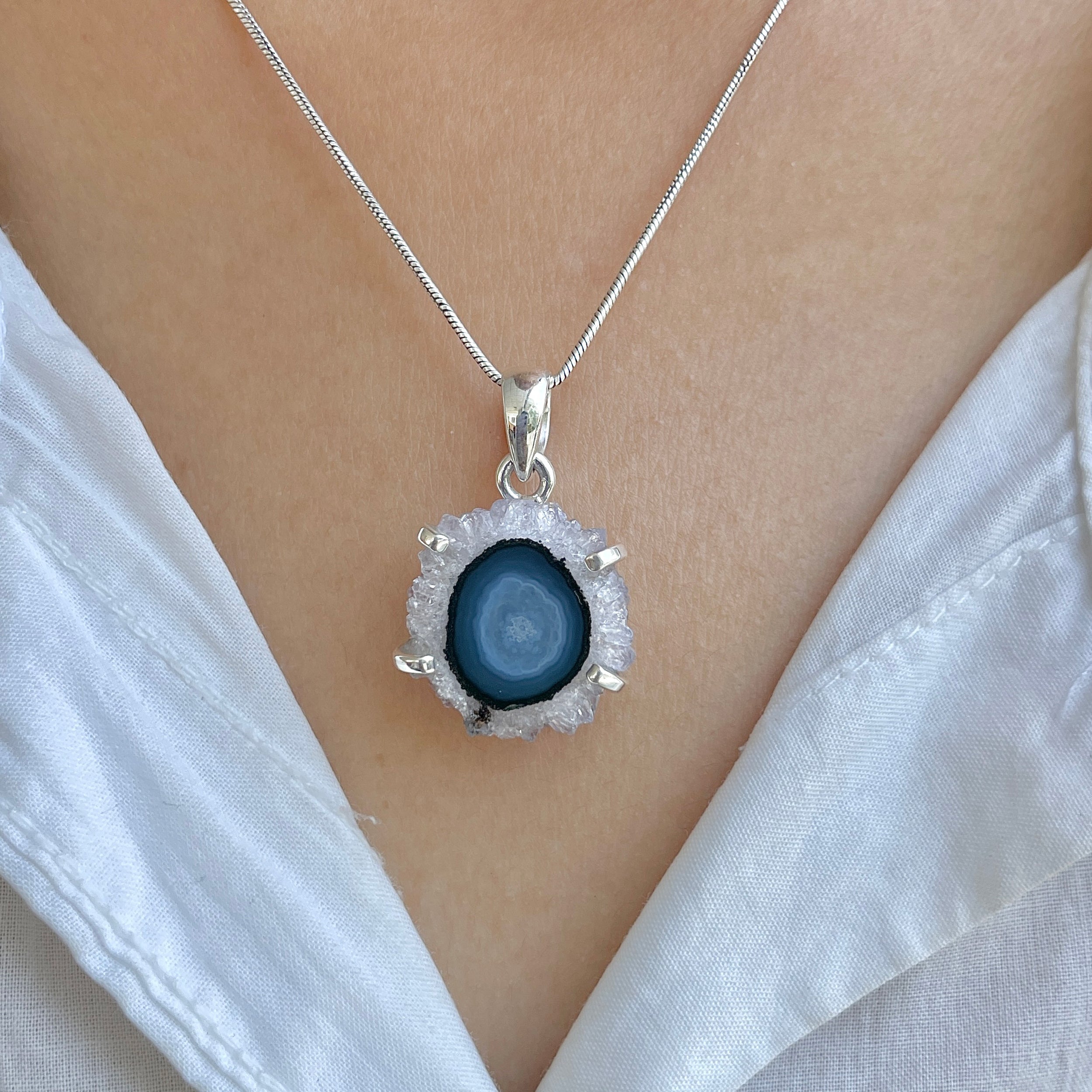 Amethyst Stalactite Pendant-(ASL-P-159.)