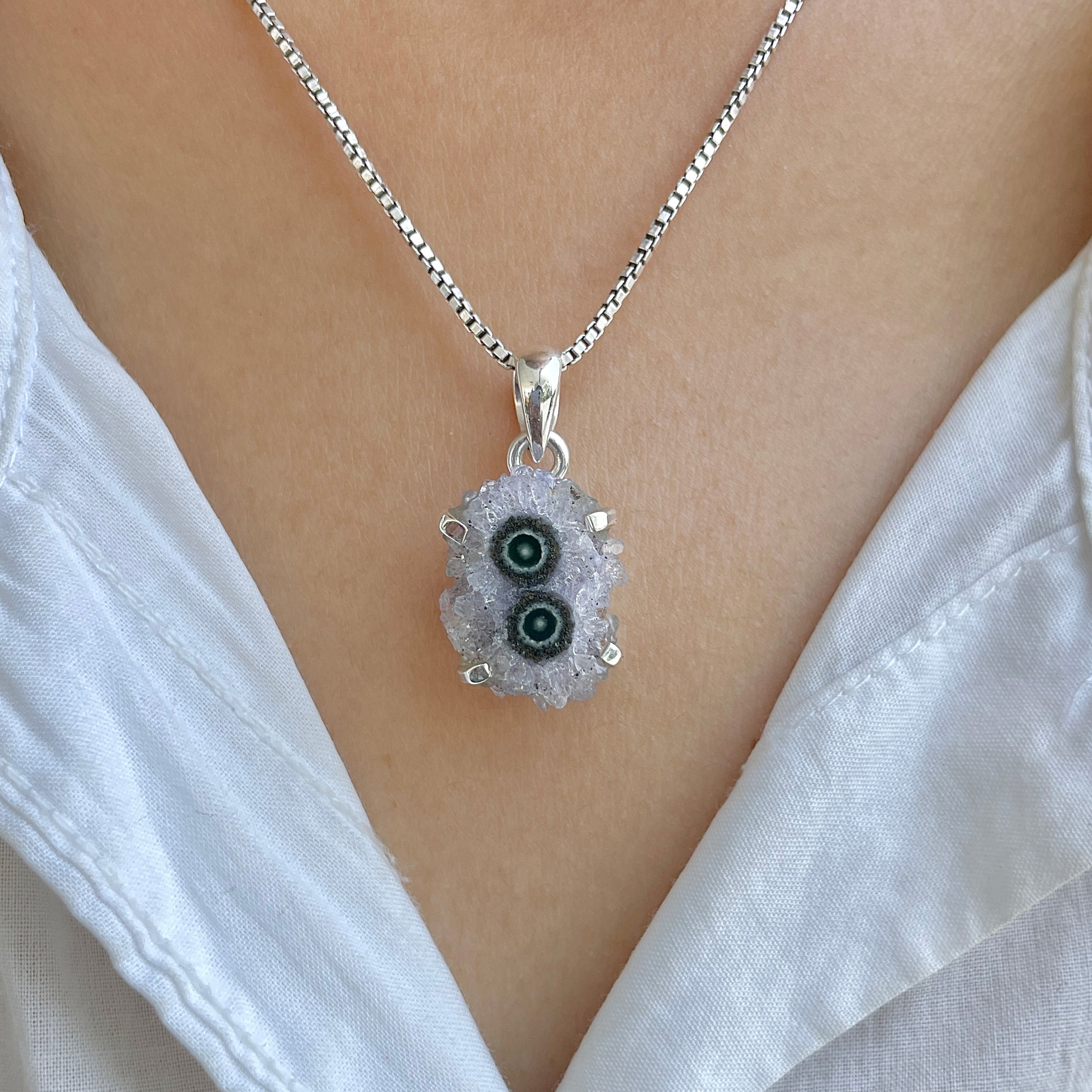 Amethyst Stalactite Pendant-(ASL-P-160.)