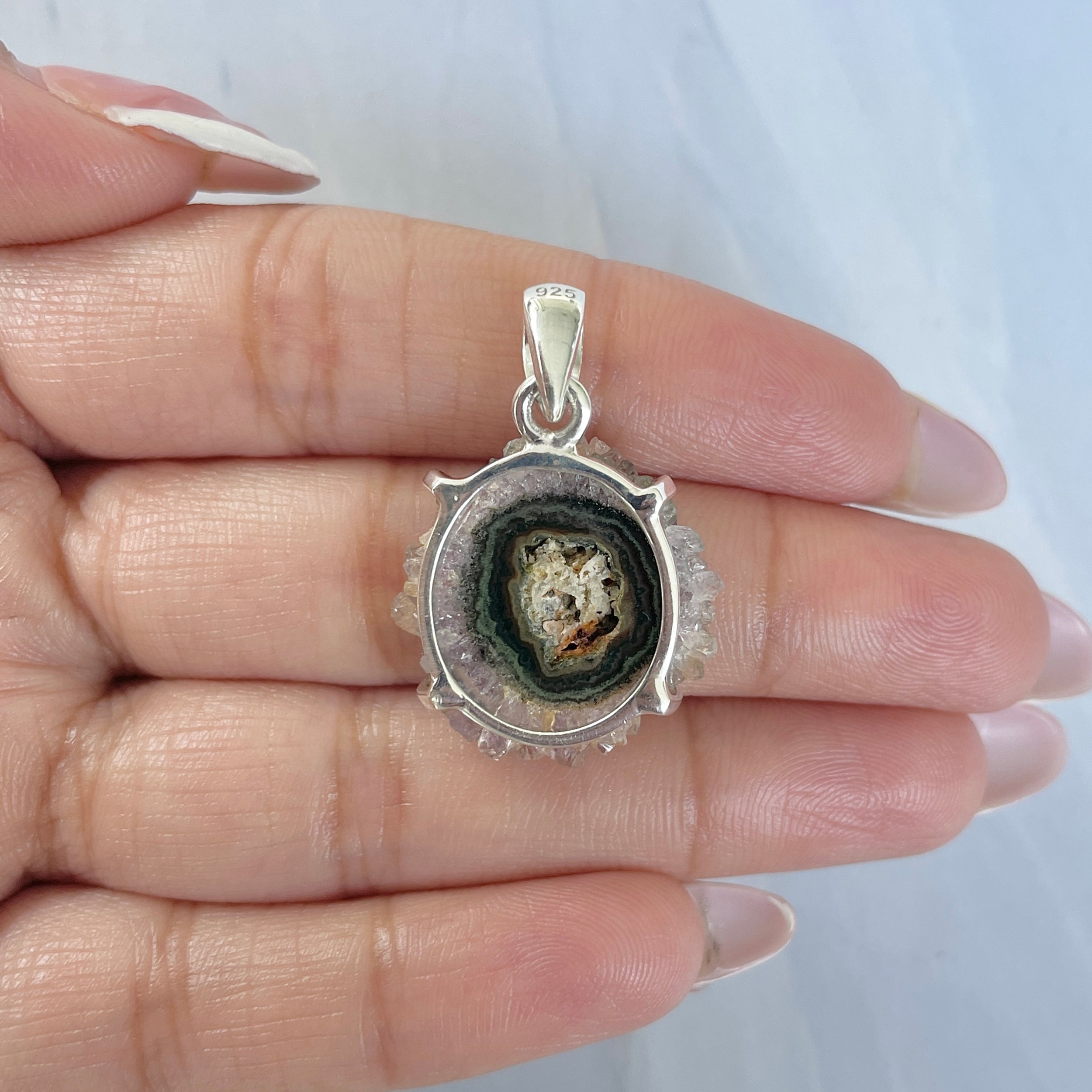 Amethyst Stalactite Pendant-(ASL-P-162.)