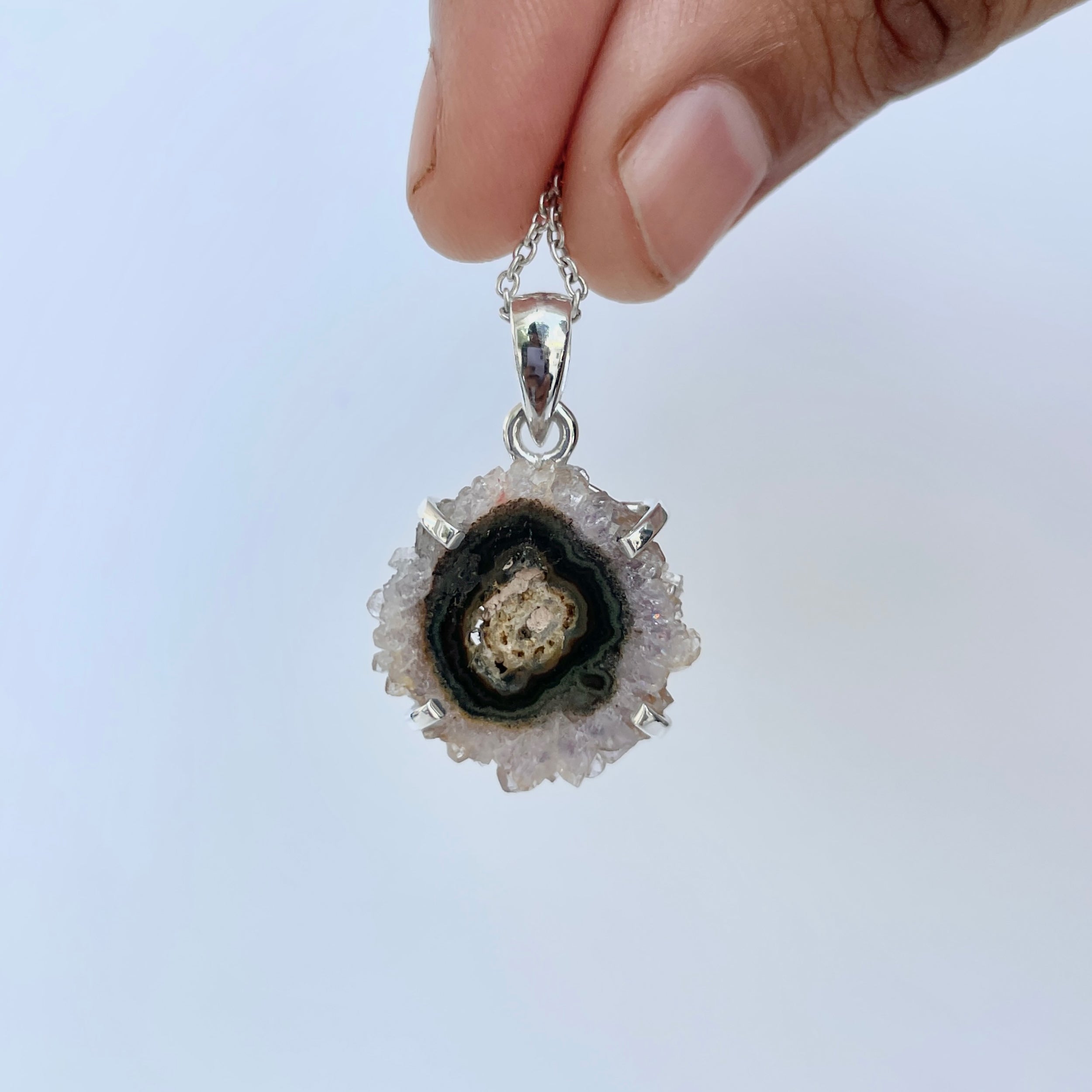 Amethyst Stalactite Pendant-(ASL-P-162.)