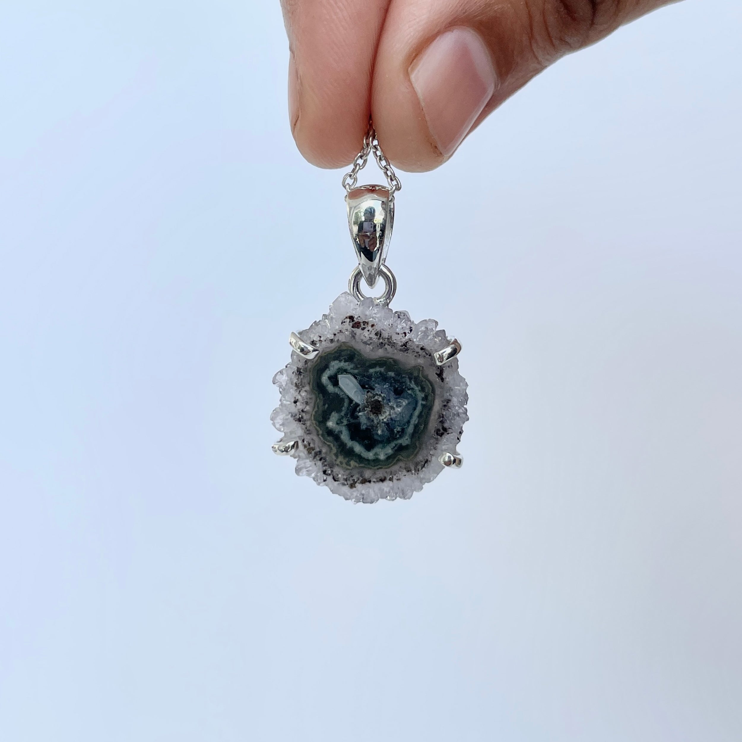 Amethyst Stalactite Pendant-(ASL-P-163.)