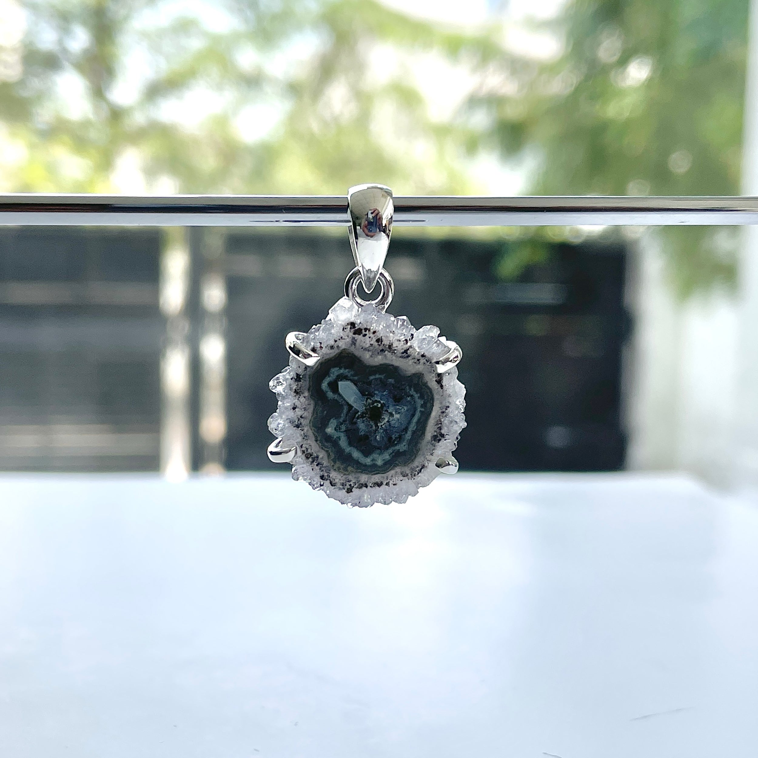 Amethyst Stalactite Pendant-(ASL-P-163.)