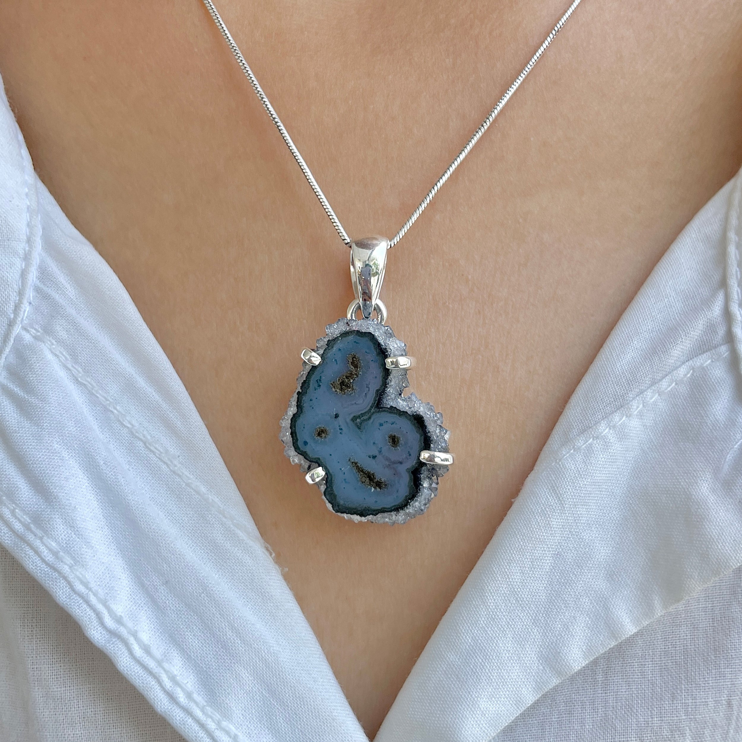 Amethyst Stalactite Pendant-(ASL-P-164.)