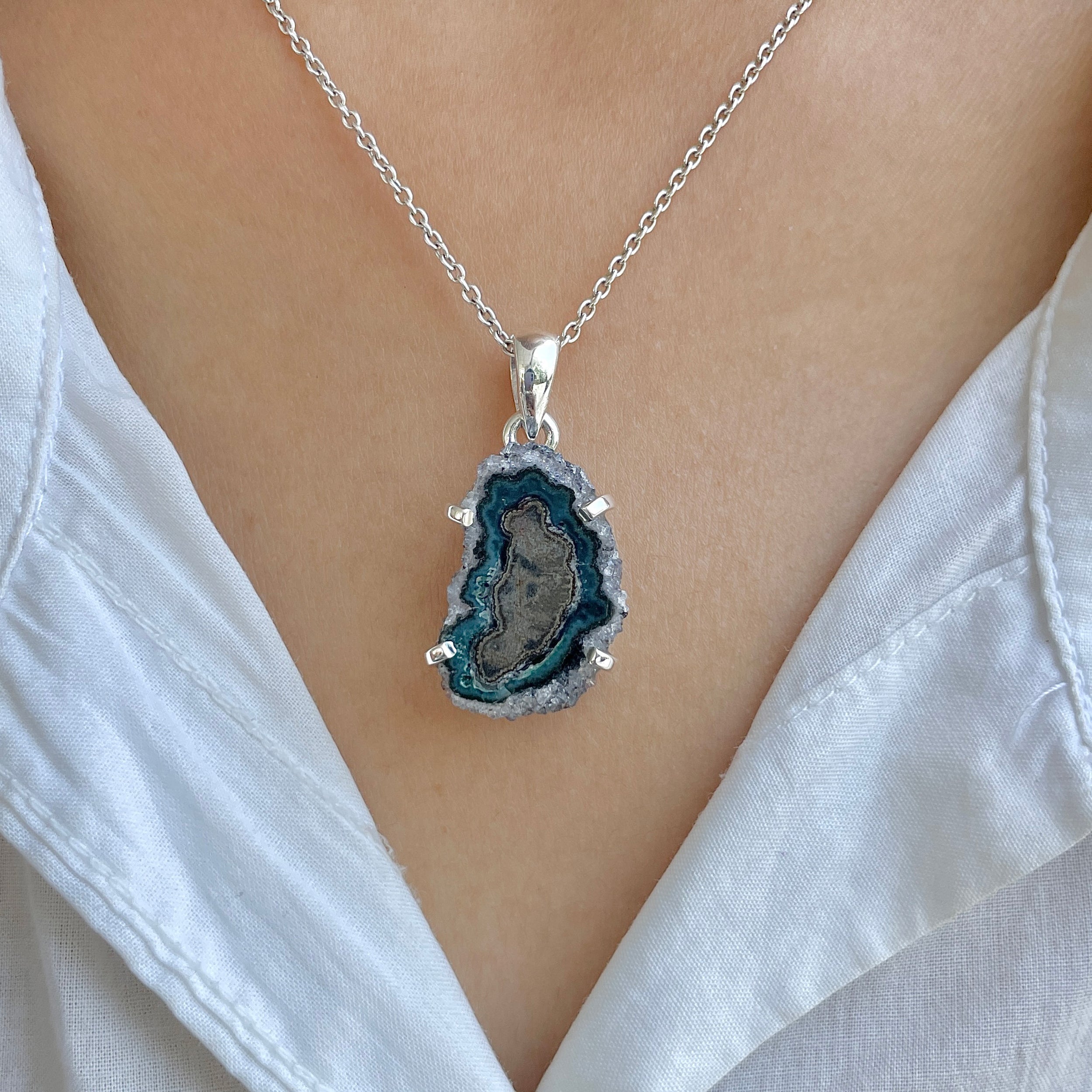 Amethyst Stalactite Pendant-(ASL-P-165.)