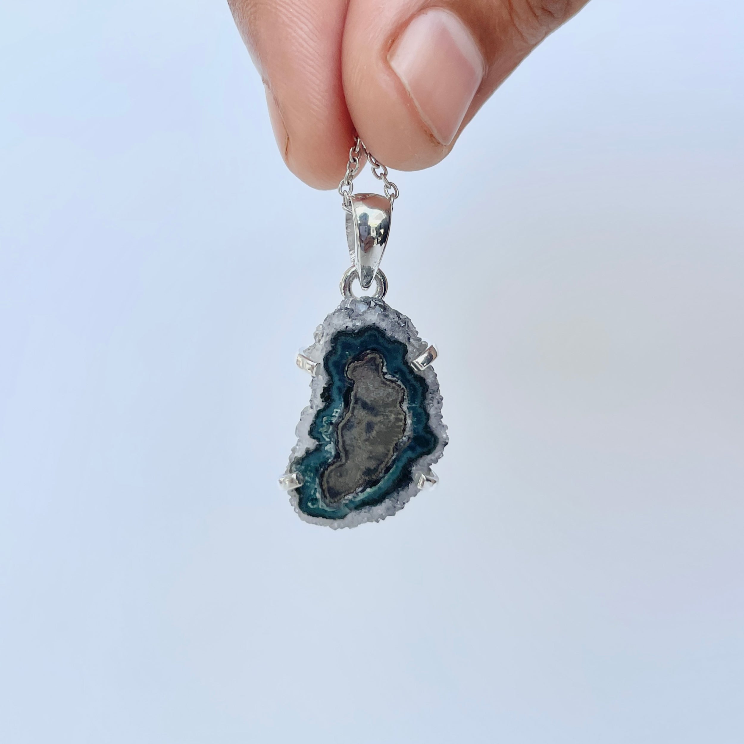 Amethyst Stalactite Pendant-(ASL-P-165.)