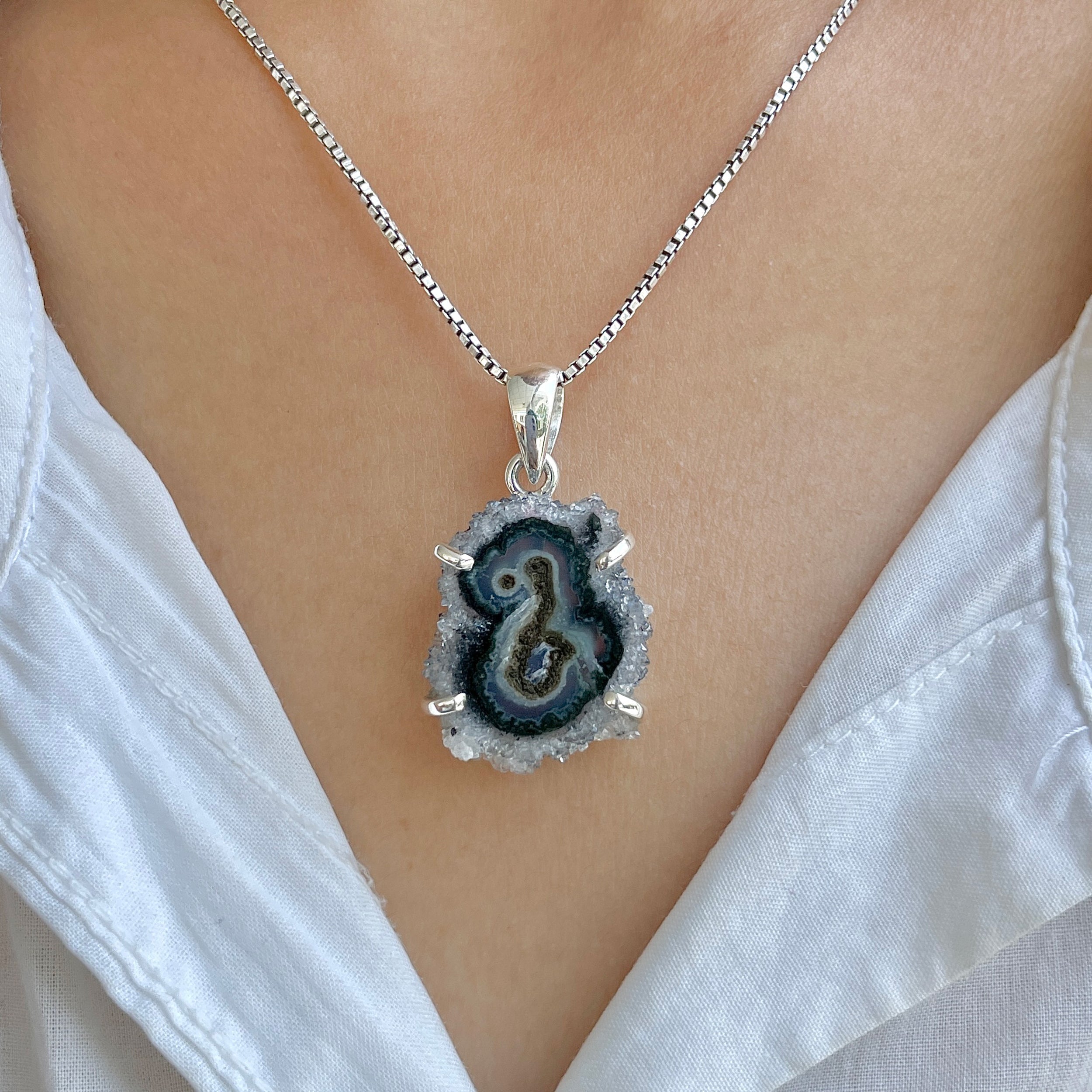 Amethyst Stalactite Pendant-(ASL-P-166.)