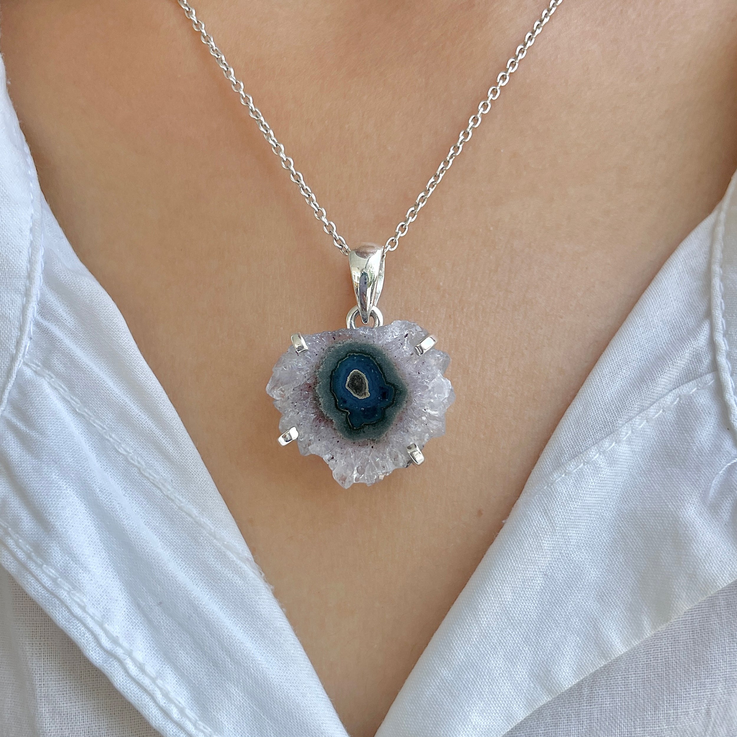 Amethyst Stalactite Pendant-(ASL-P-168.)