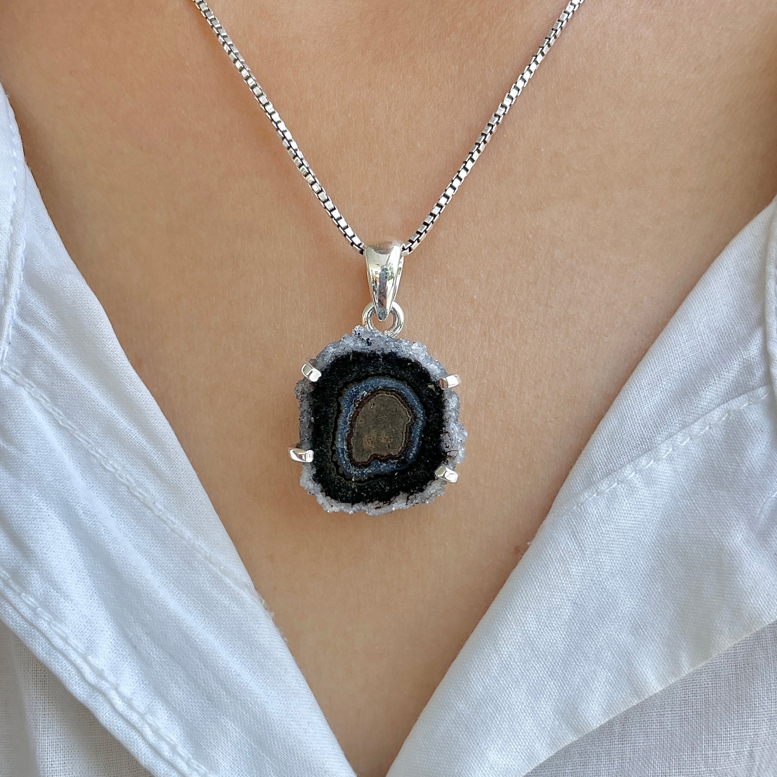 Amethyst Stalactite Pendant-(ASL-P-169.)