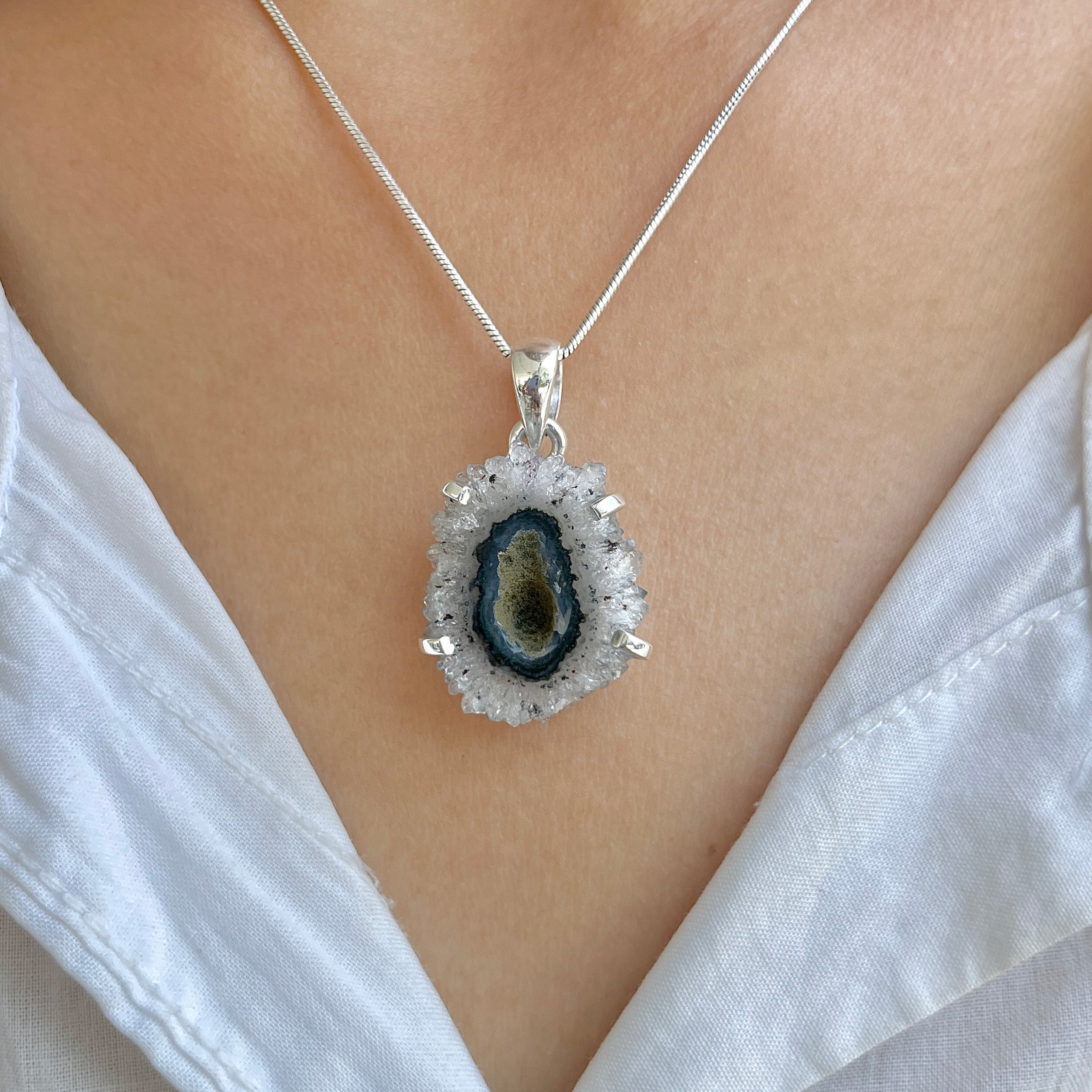 Amethyst Stalactite Pendant-(ASL-P-170.)