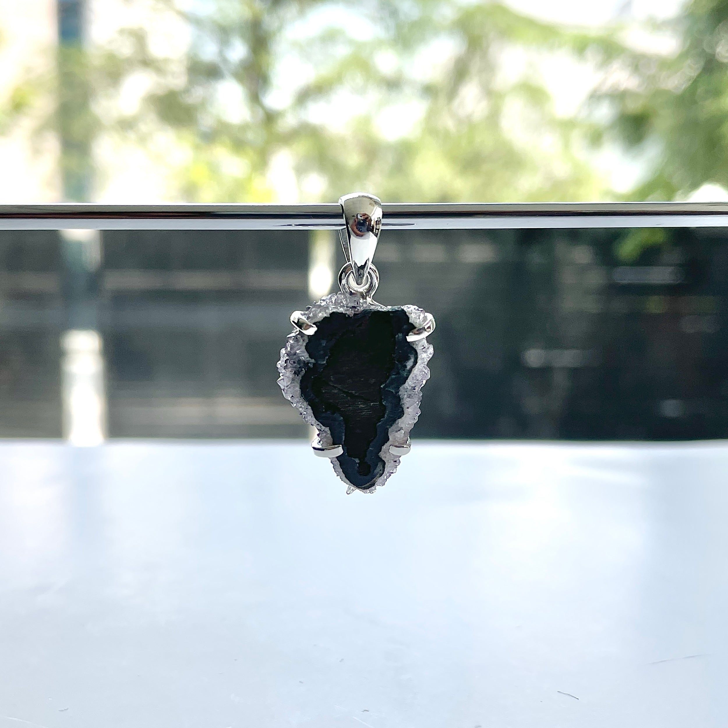 Amethyst Stalactite Pendant-(ASL-P-171.)