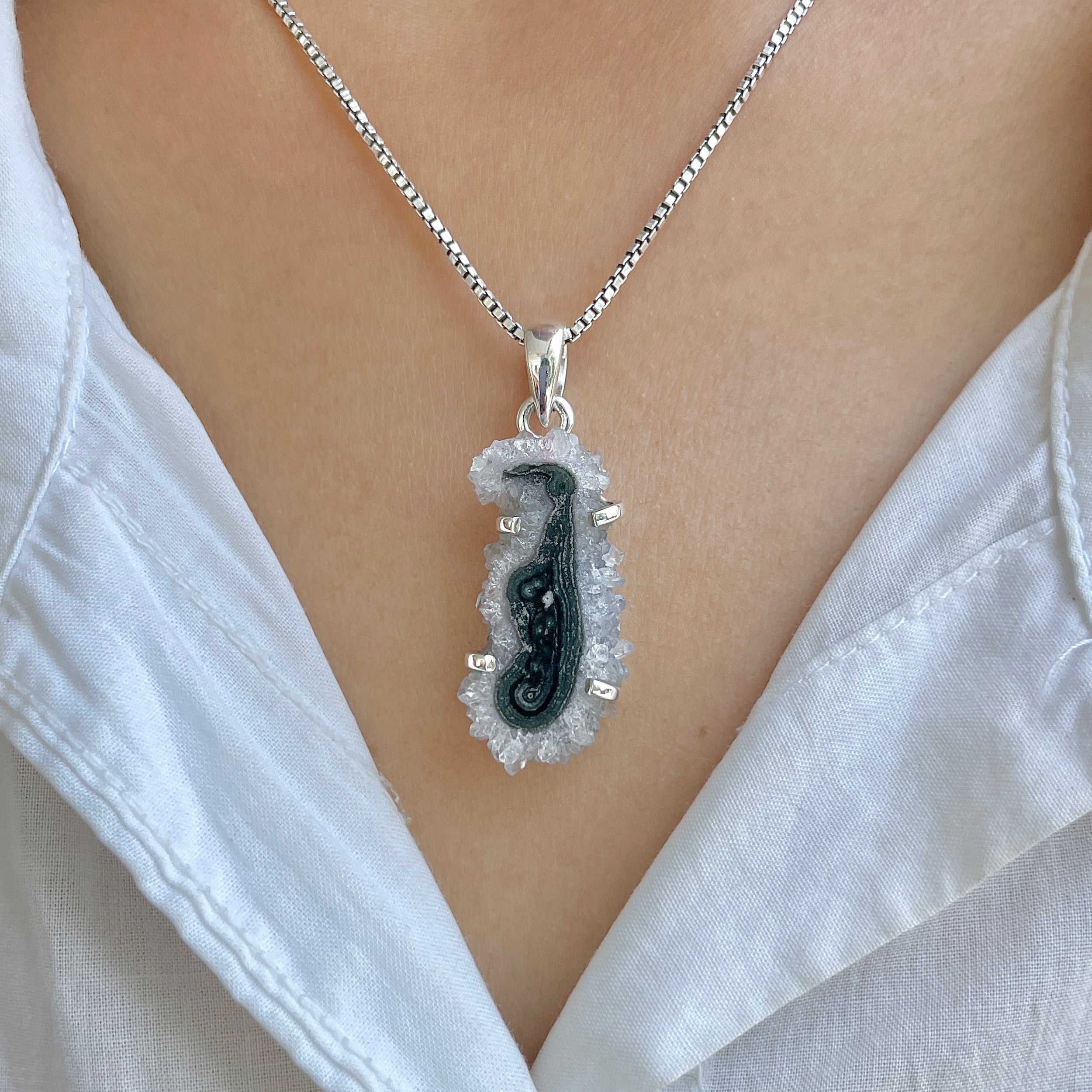 Amethyst Stalactite Pendant-(ASL-P-172.)