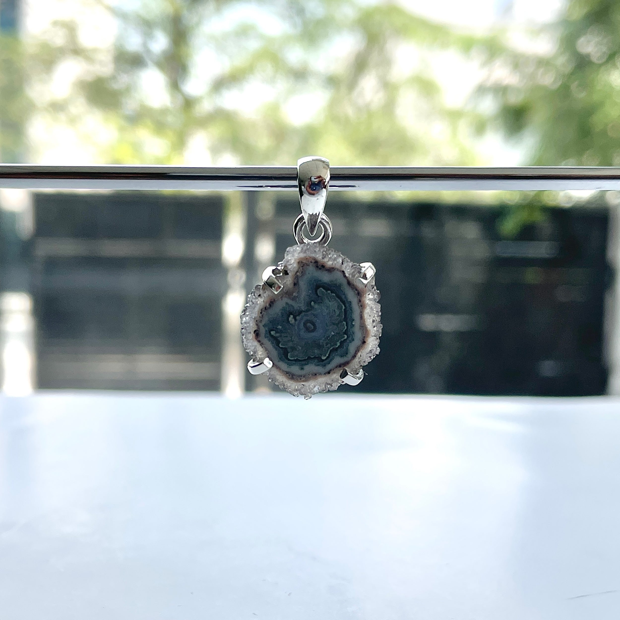 Amethyst Stalactite Pendant-(ASL-P-174.)