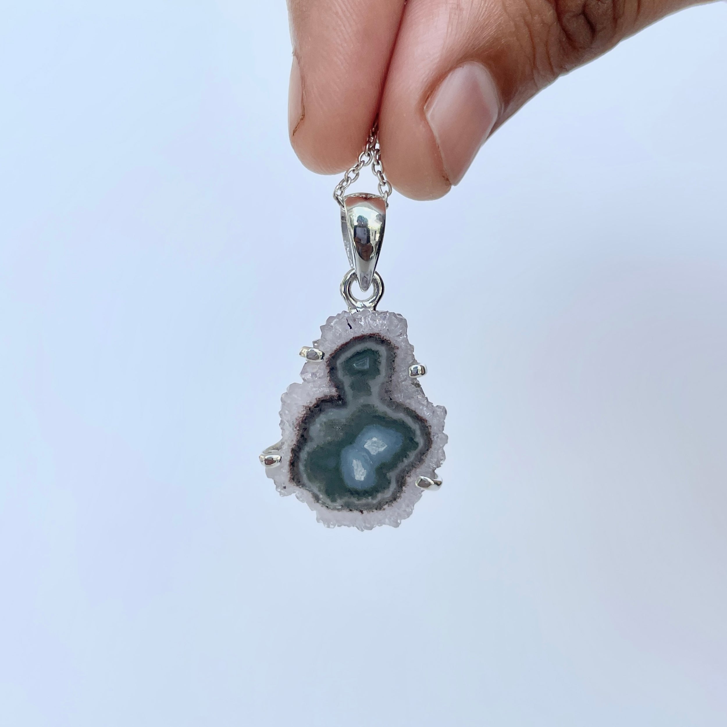 Amethyst Stalactite Pendant-(ASL-P-175.)