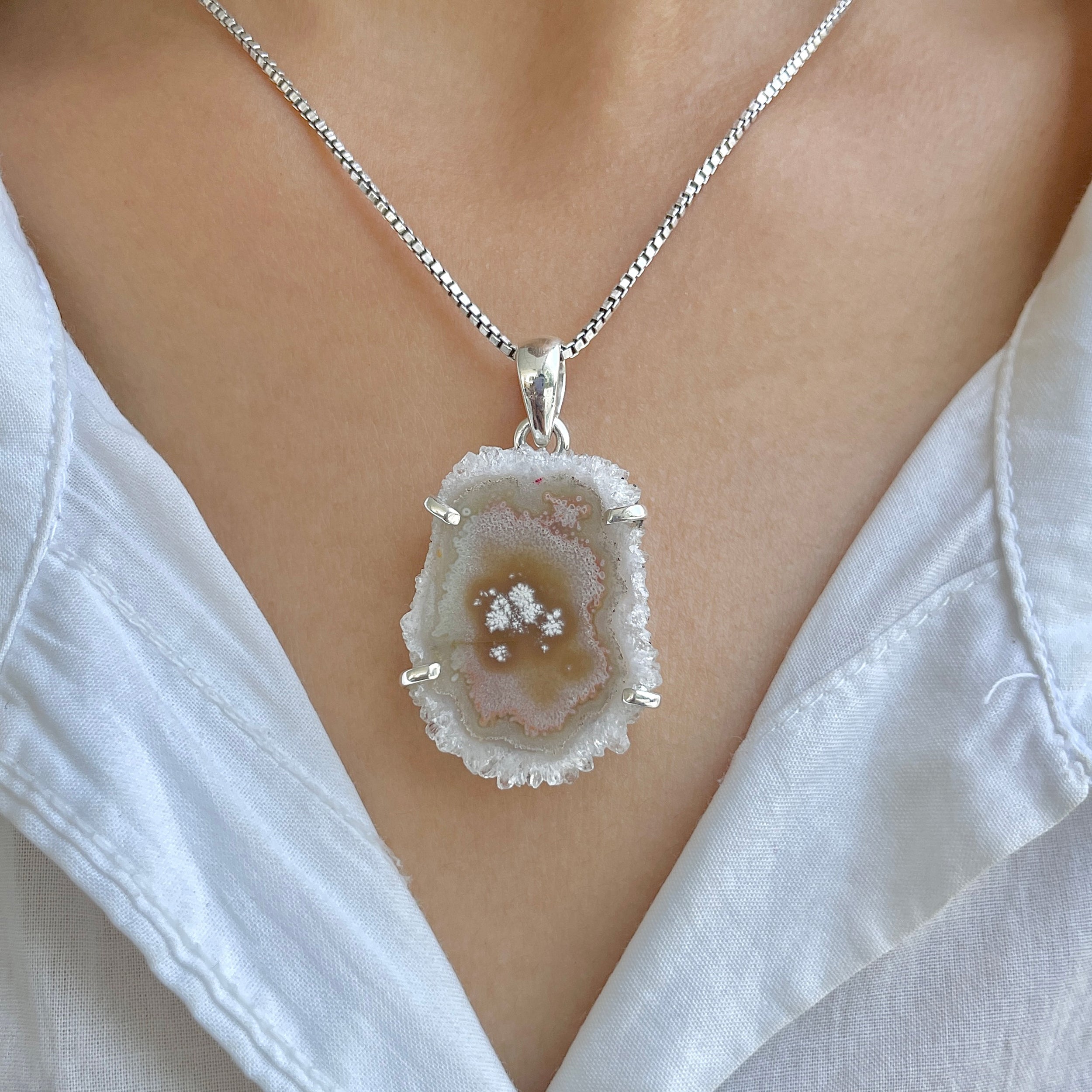 Amethyst Stalactite Pendant-(ASL-P-176.)