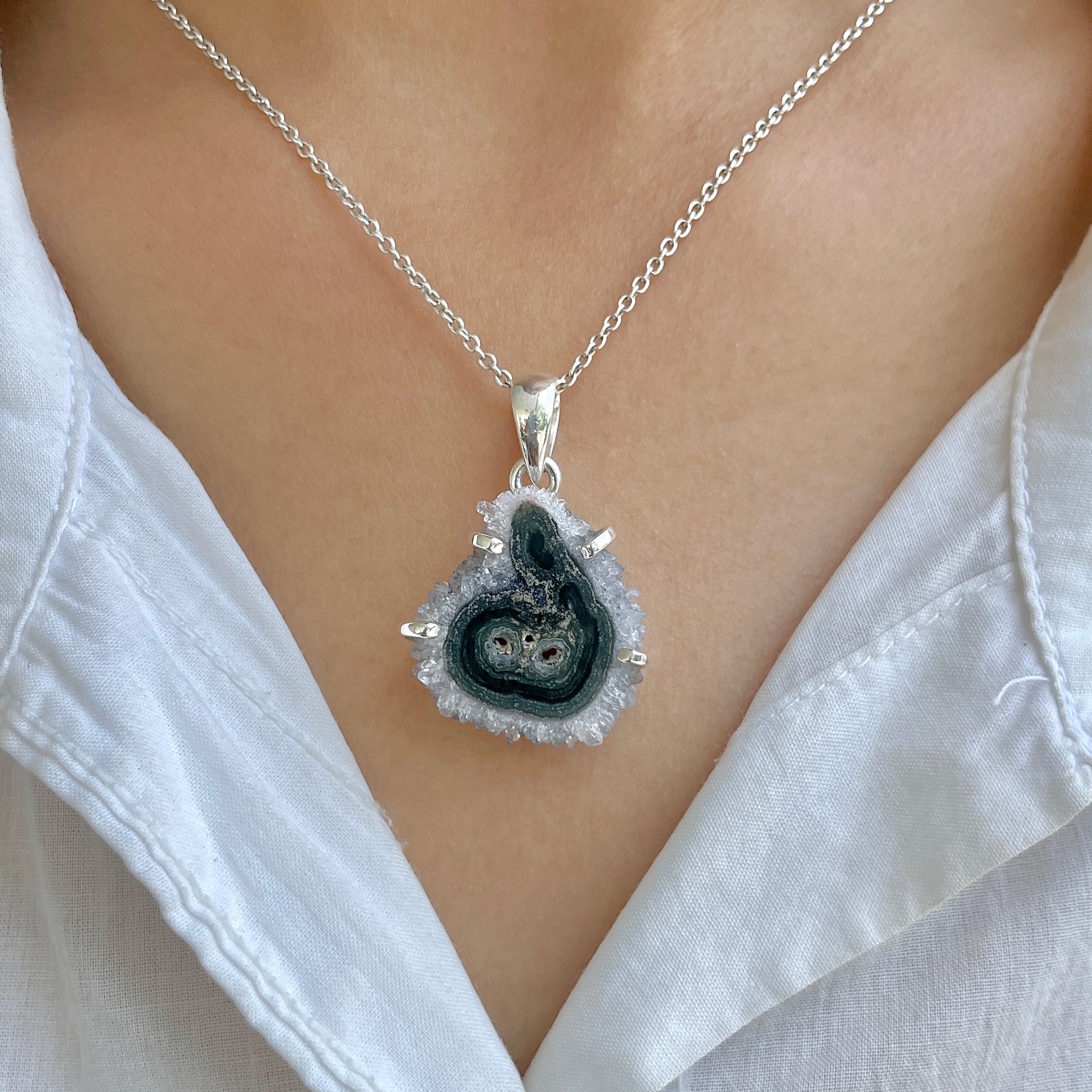 Amethyst Stalactite Pendant-(ASL-P-177.)