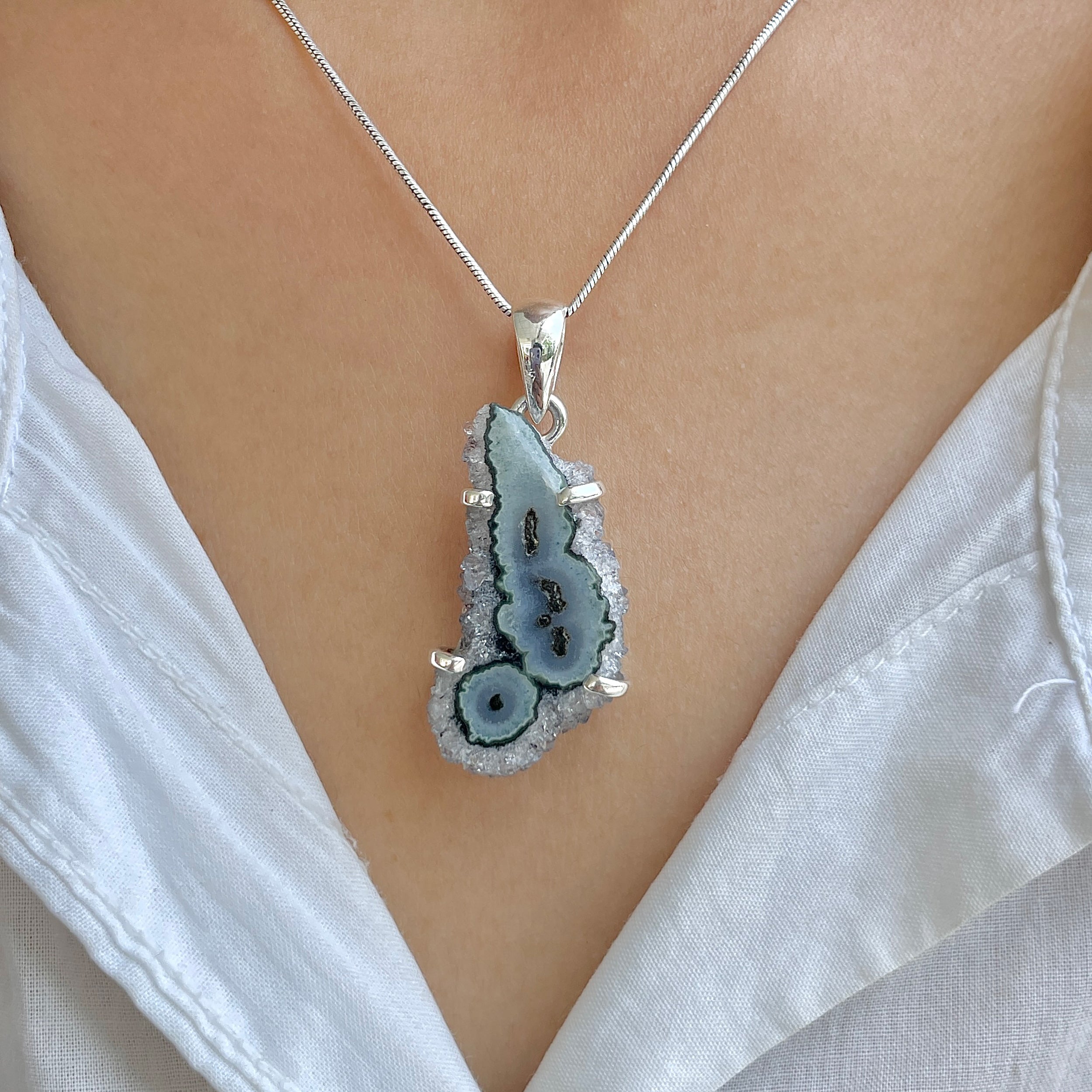 Amethyst Stalactite Pendant-(ASL-P-178.)