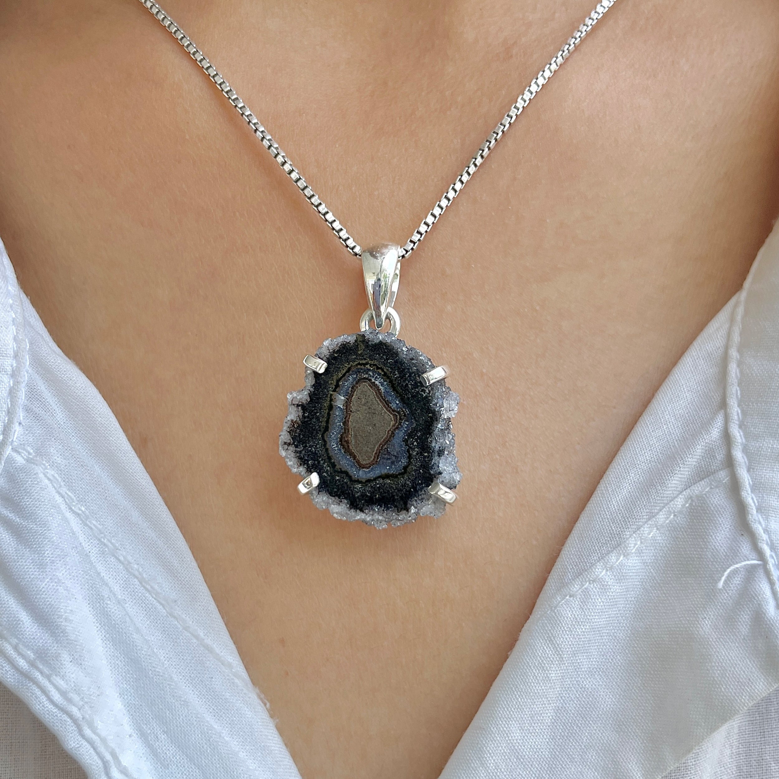 Amethyst Stalactite Pendant-(ASL-P-179.)