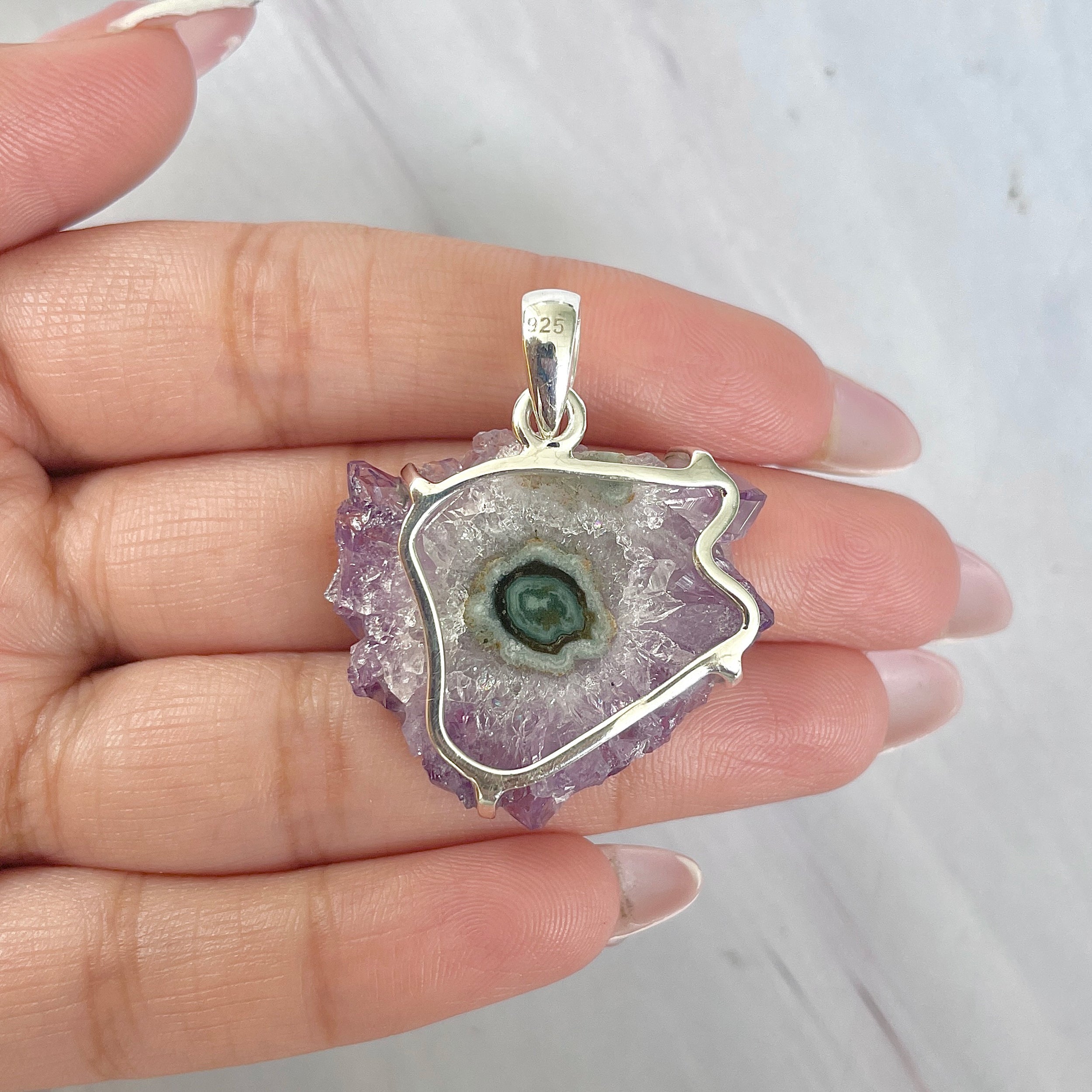 Amethyst Stalactite Pendant-(ASL-P-18.)