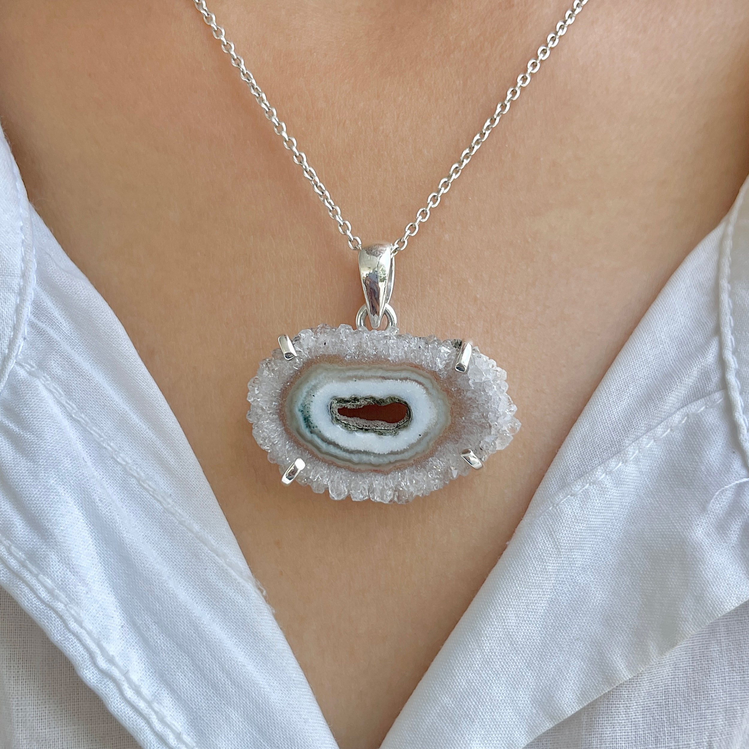 Amethyst Stalactite Pendant-(ASL-P-180.)