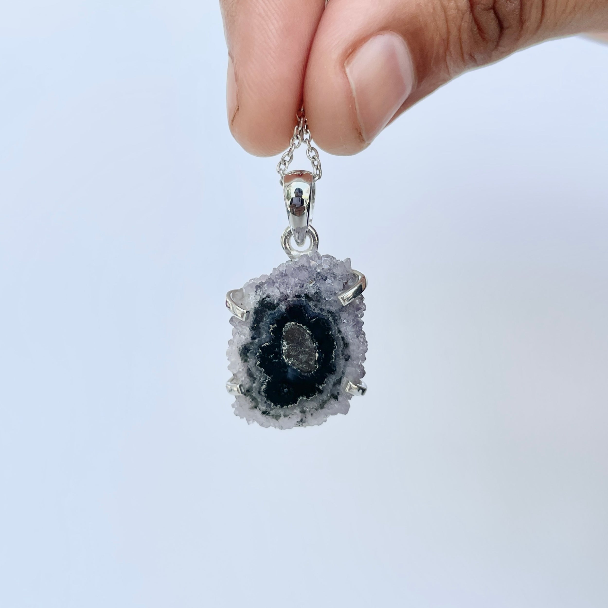 Amethyst Stalactite Pendant-(ASL-P-182.)