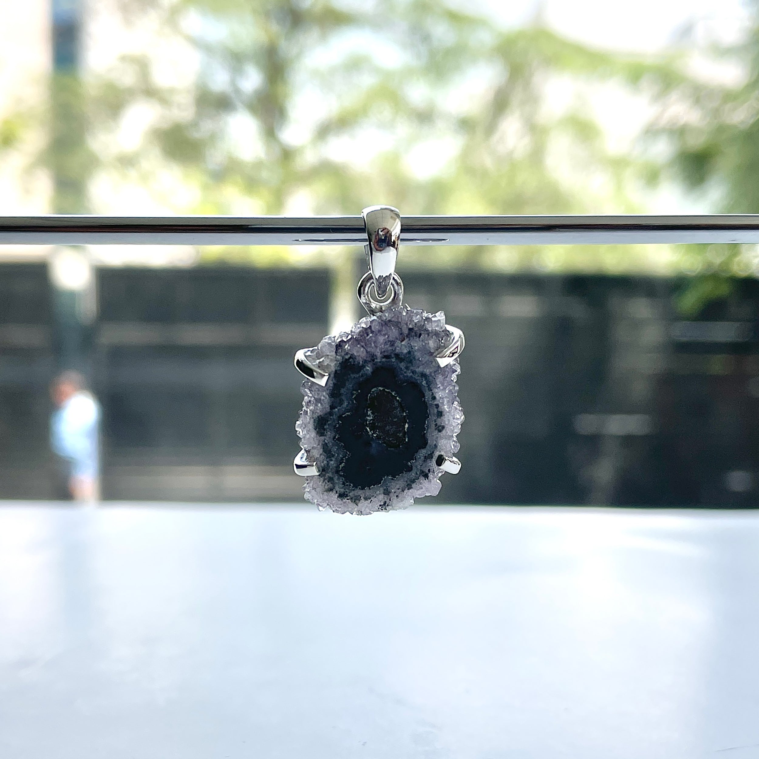 Amethyst Stalactite Pendant-(ASL-P-182.)